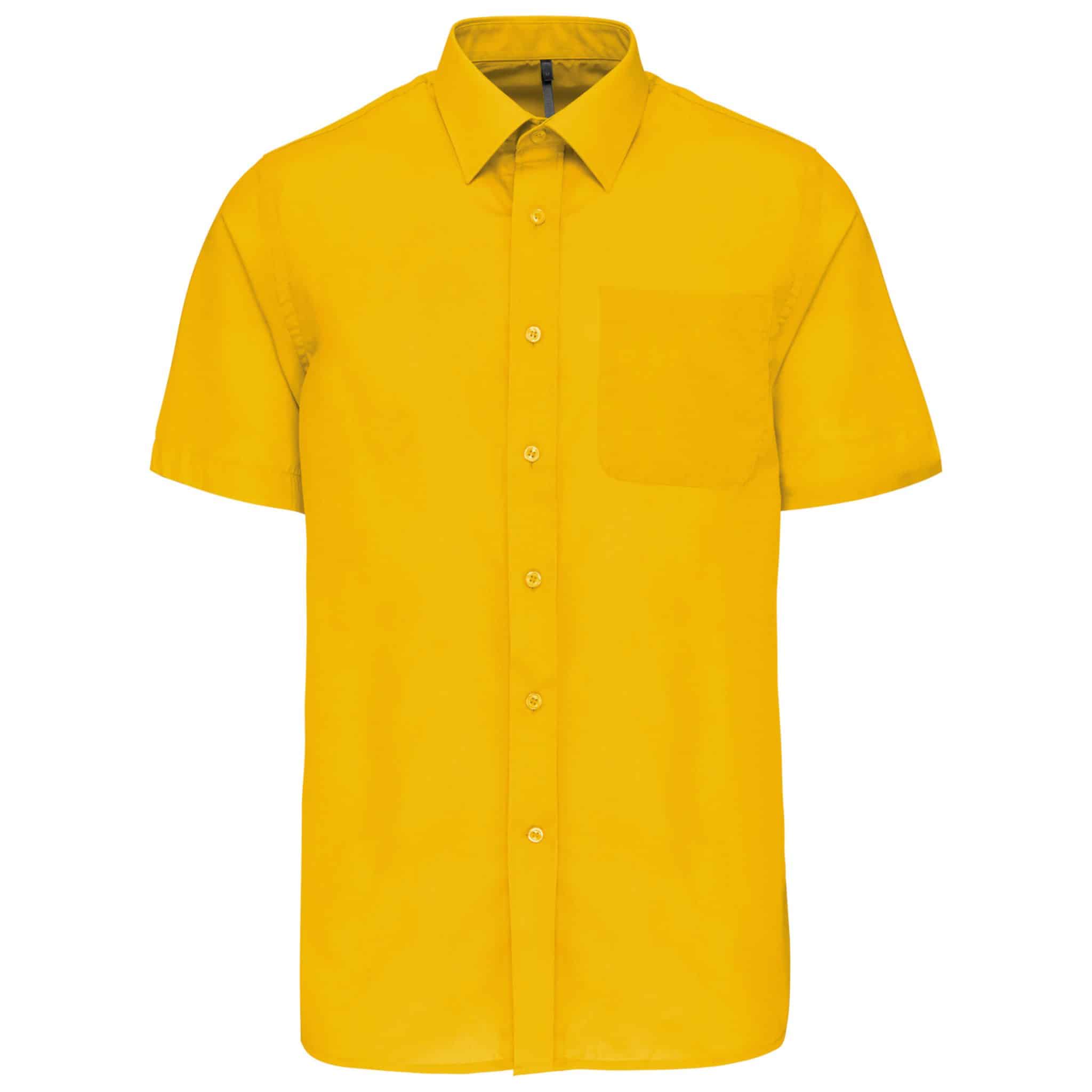 Miniature 37 pour Chemise popeline polycoton manches courtes entretien facile homme