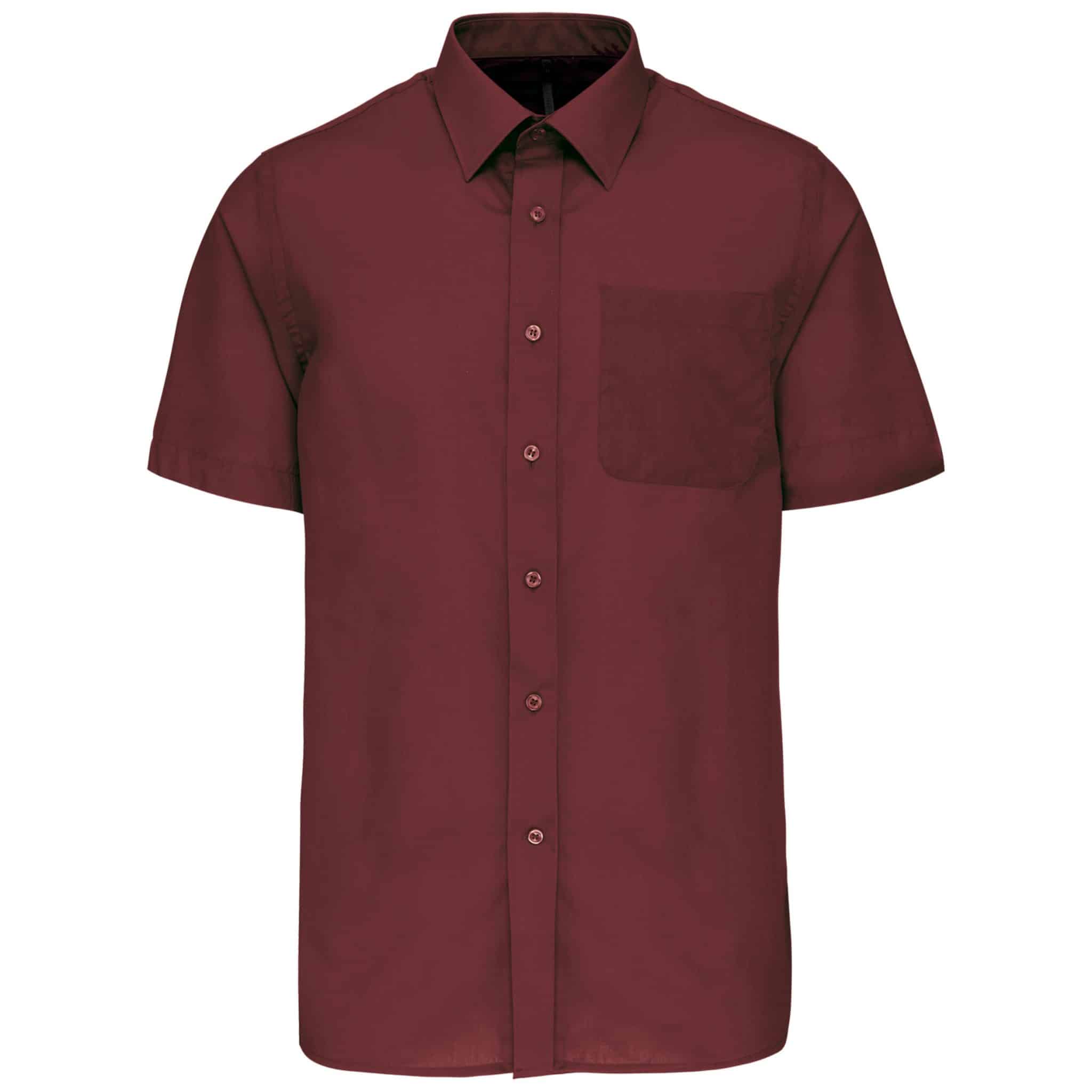 Miniature 36 pour Chemise popeline polycoton manches courtes entretien facile homme