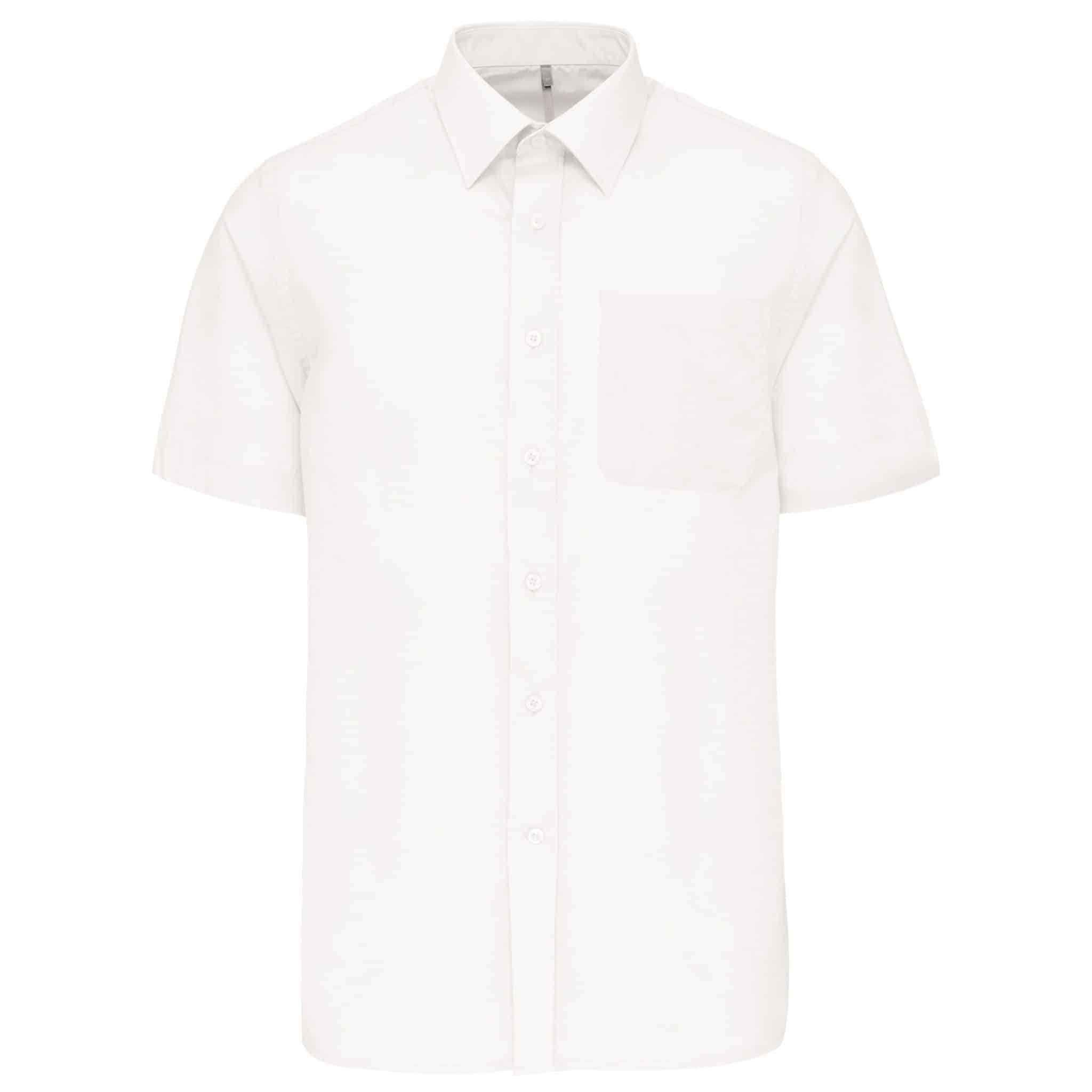 Miniature 35 pour Chemise popeline polycoton manches courtes entretien facile homme