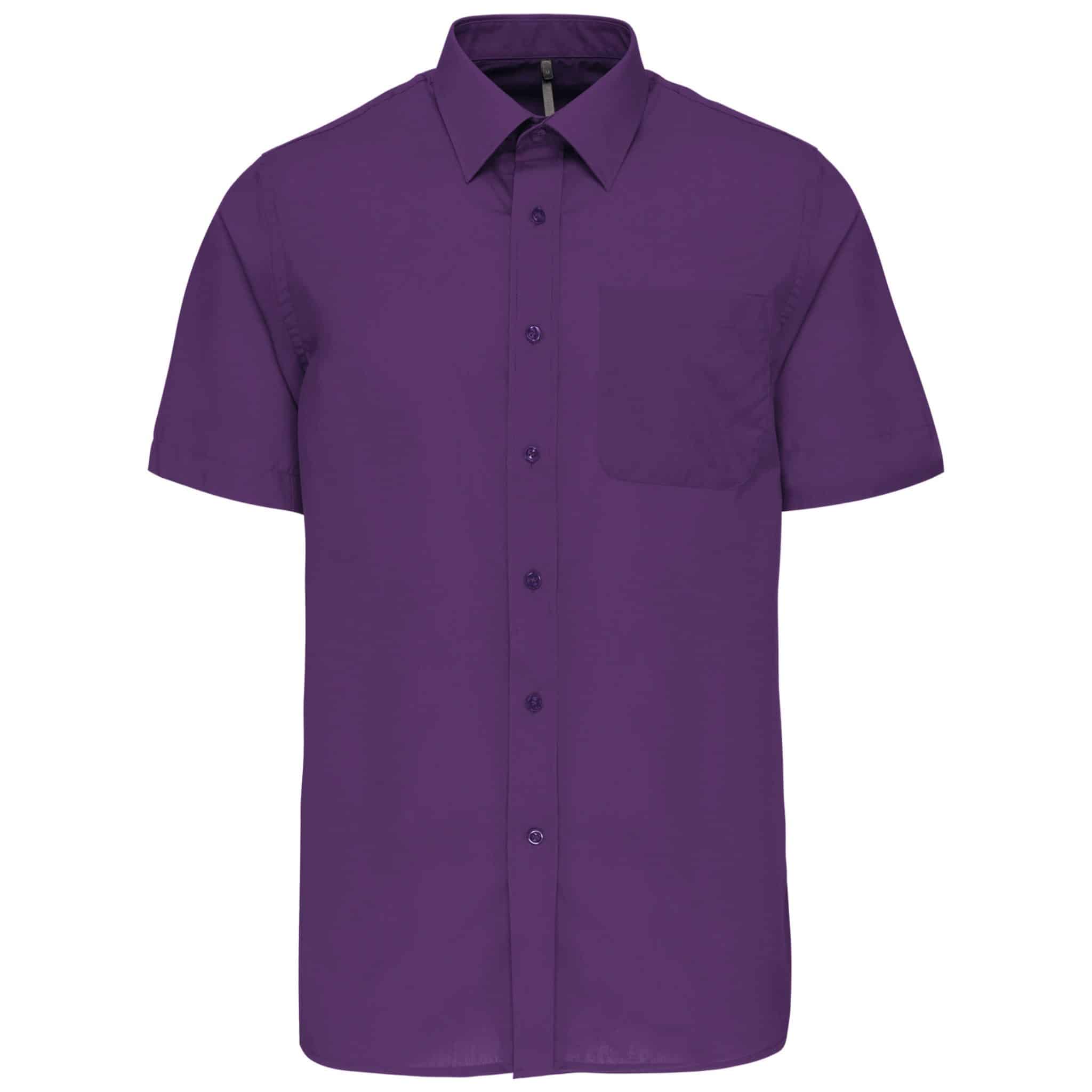 Miniature 30 pour Chemise popeline polycoton manches courtes entretien facile homme