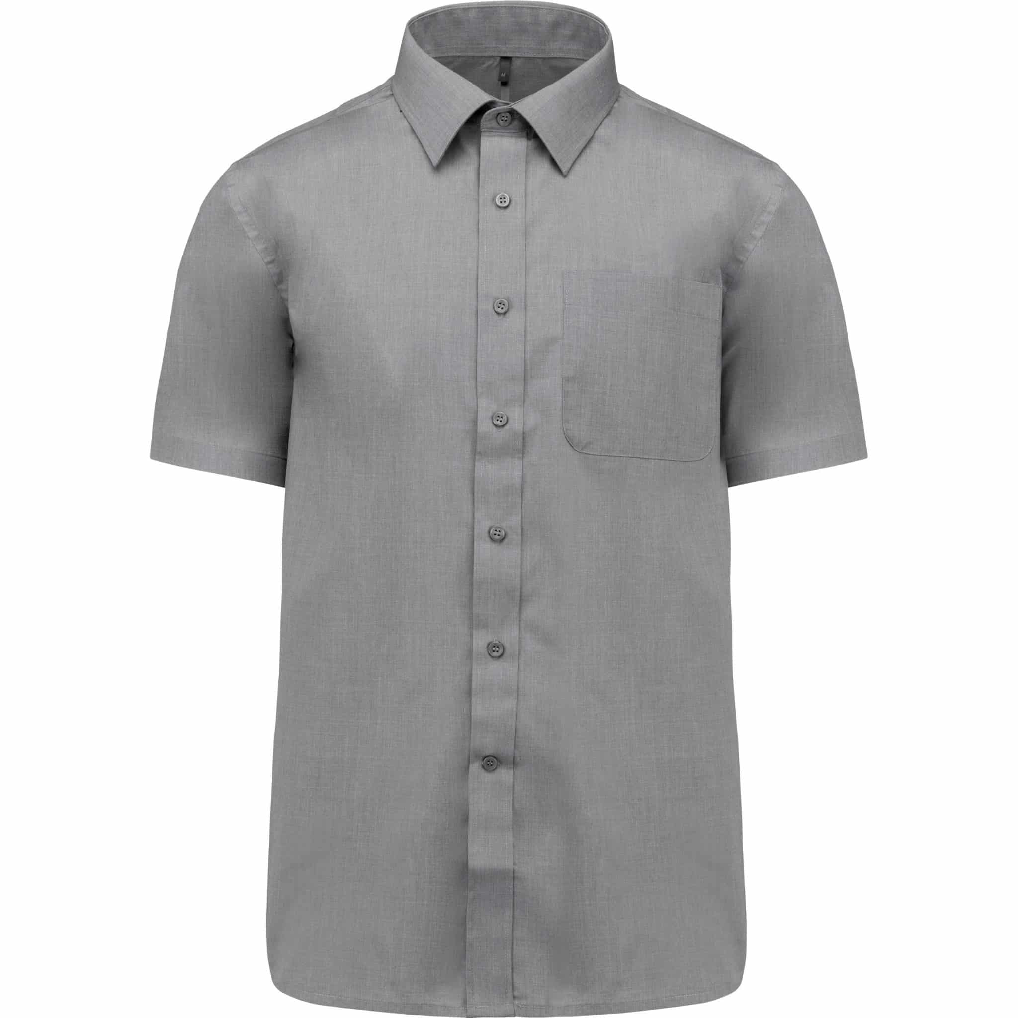 Miniature 25 pour Chemise popeline polycoton manches courtes entretien facile homme