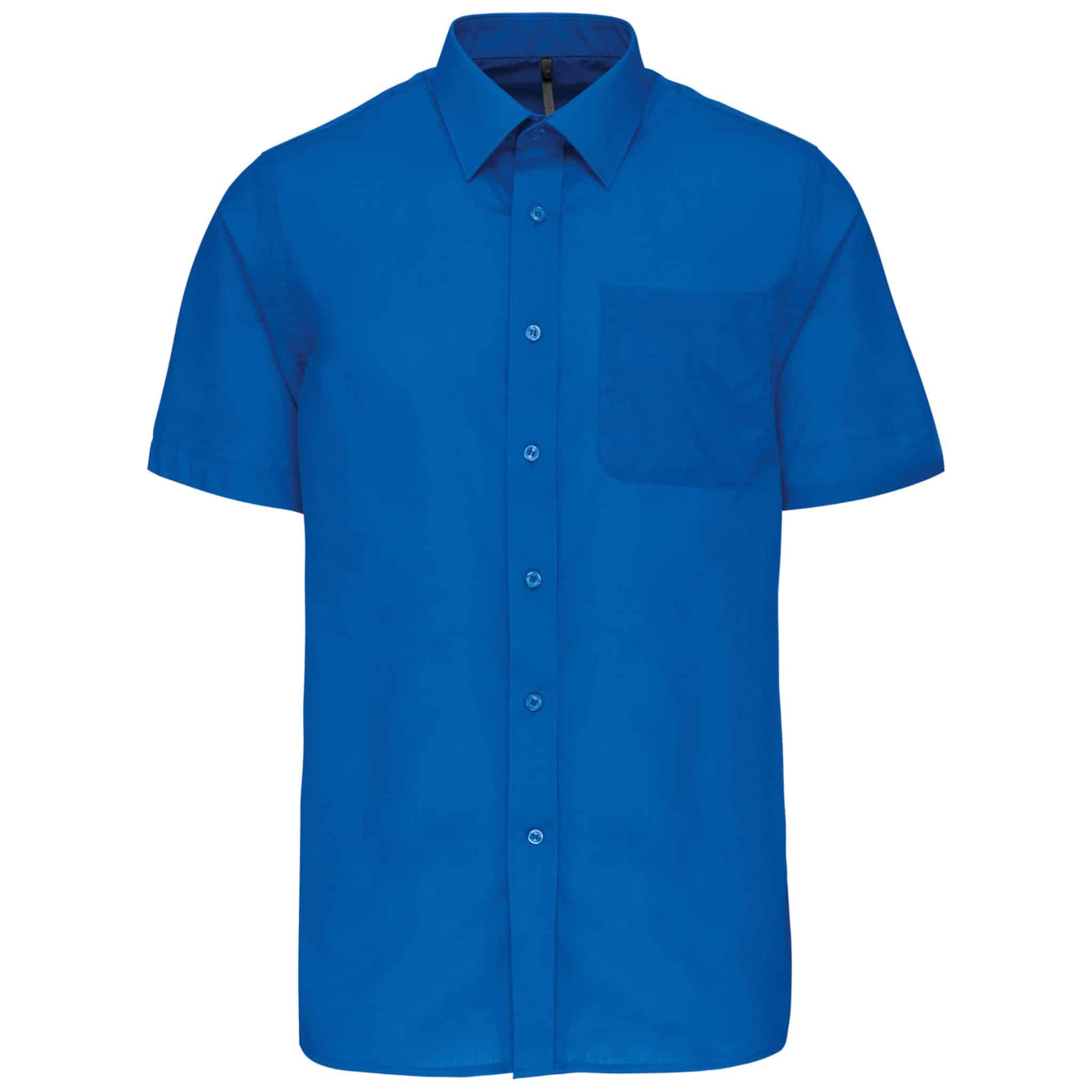 Miniature 24 pour Chemise popeline polycoton manches courtes entretien facile homme
