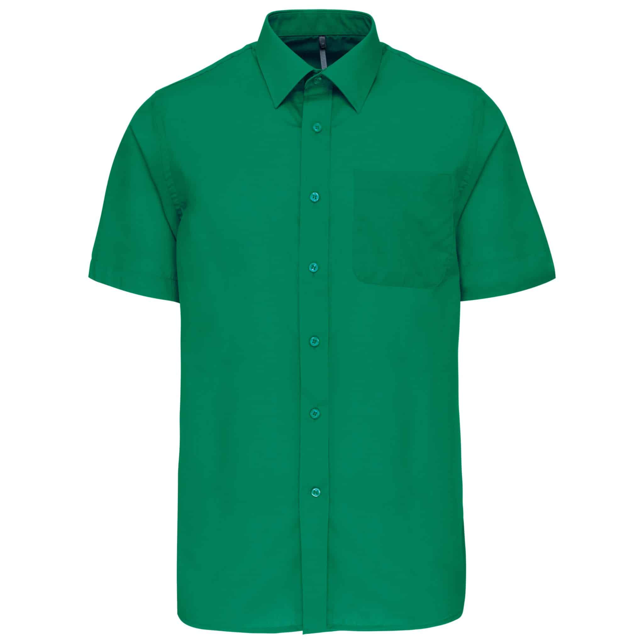 Miniature 22 pour Chemise popeline polycoton manches courtes entretien facile homme