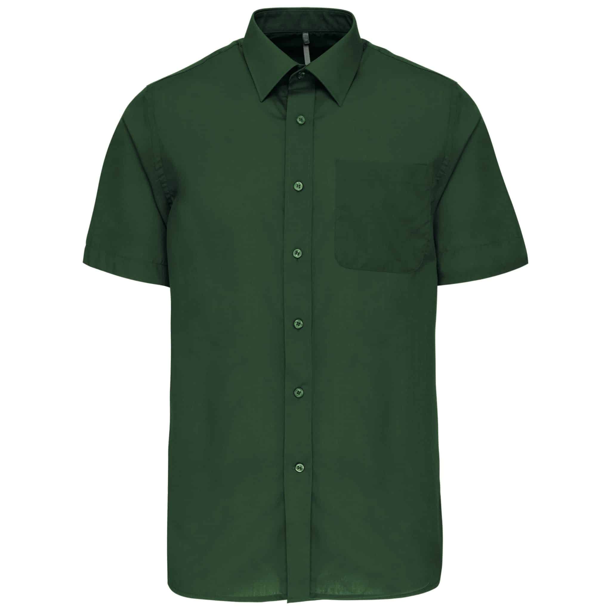 Miniature 20 pour Chemise popeline polycoton manches courtes entretien facile homme