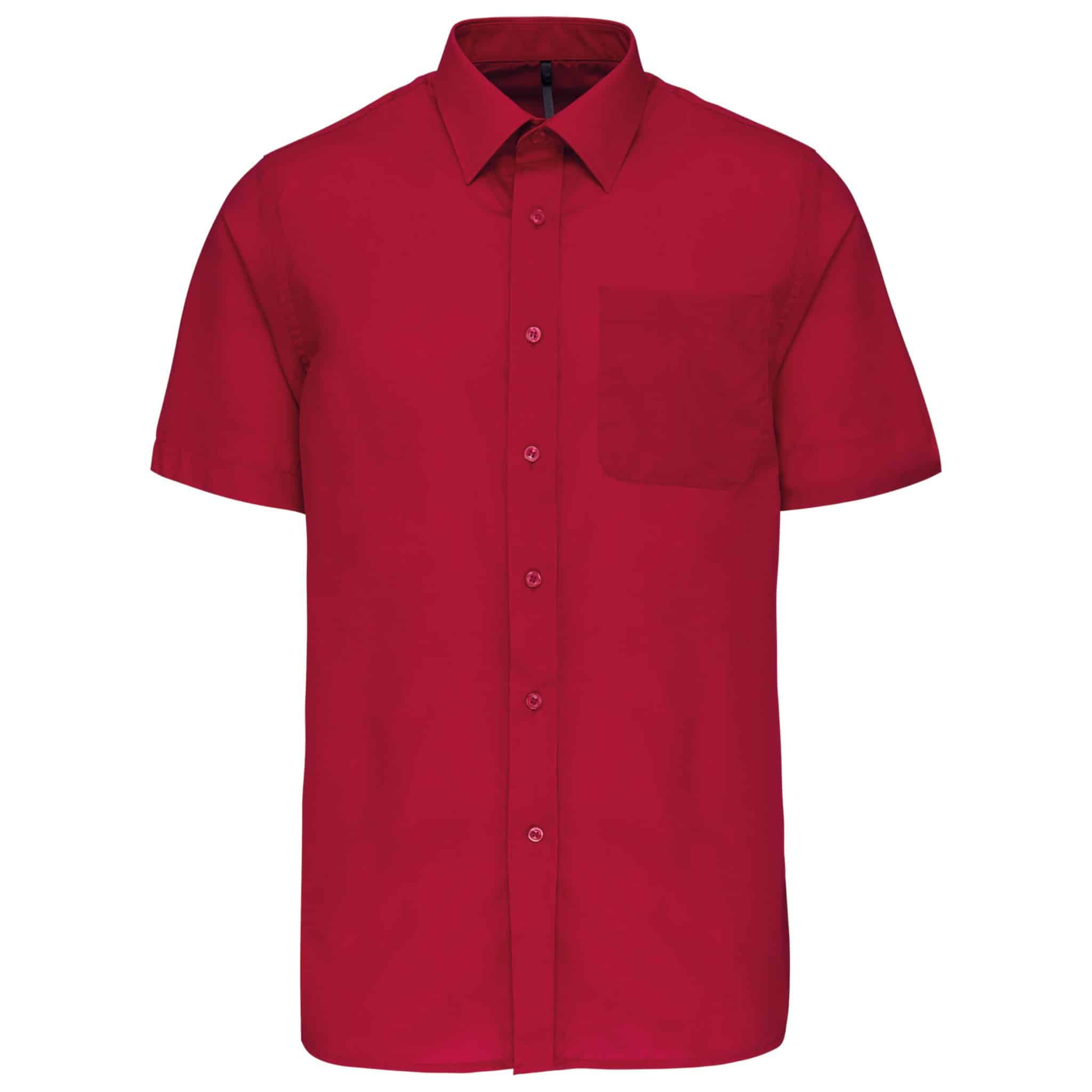 Miniature 17 pour Chemise popeline polycoton manches courtes entretien facile homme
