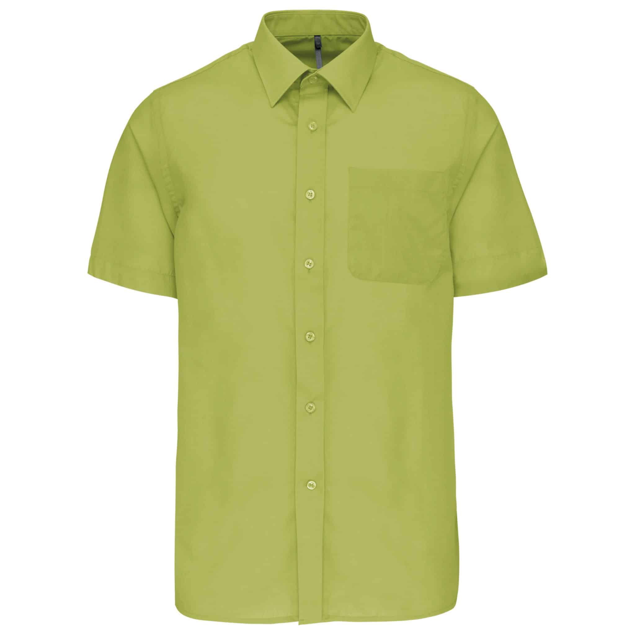 Miniature 16 pour Chemise popeline polycoton manches courtes entretien facile homme