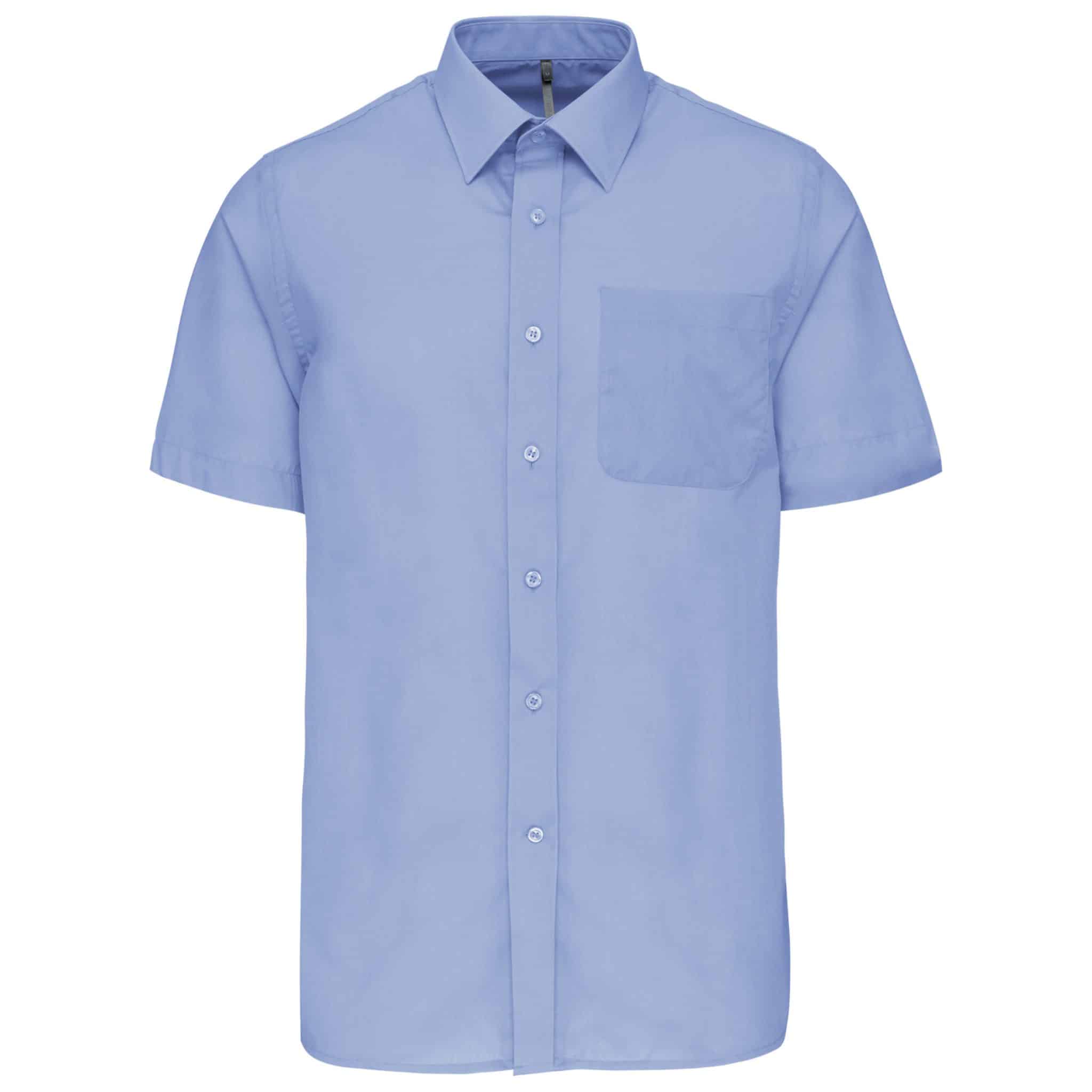 Miniature 13 pour Chemise popeline polycoton manches courtes entretien facile homme