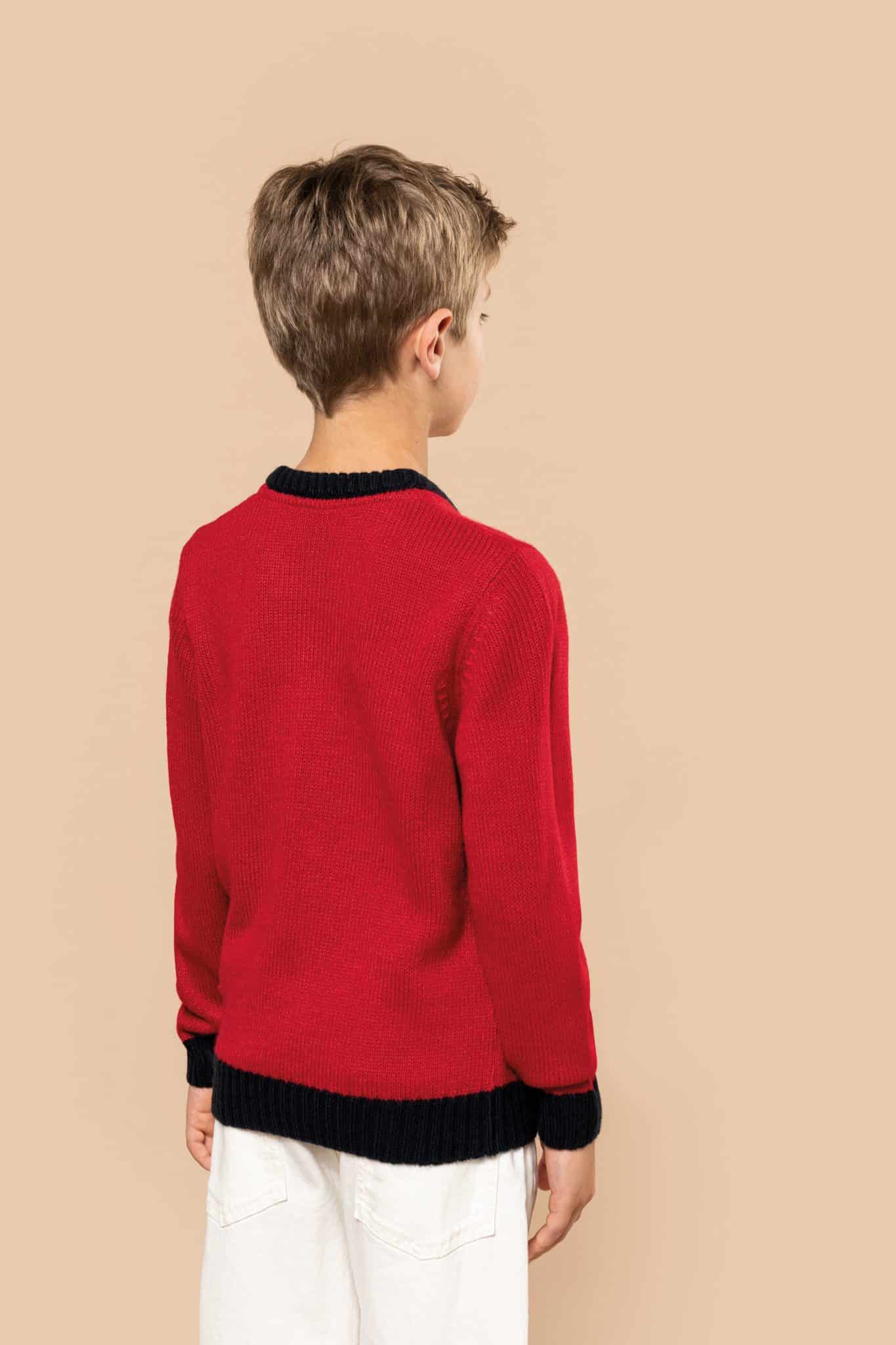 Miniature 3 pour Pullover col rond de Noël enfant