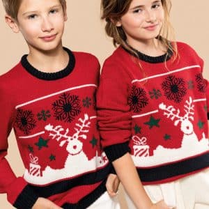Visuel Pullover col rond de Noël enfant