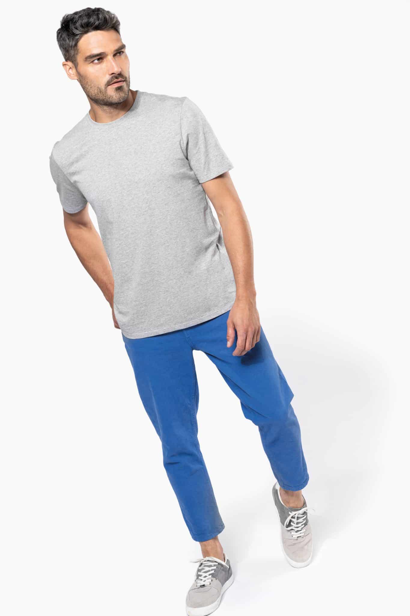 Miniature 4 pour T-shirt col rond manches courtes unisexe