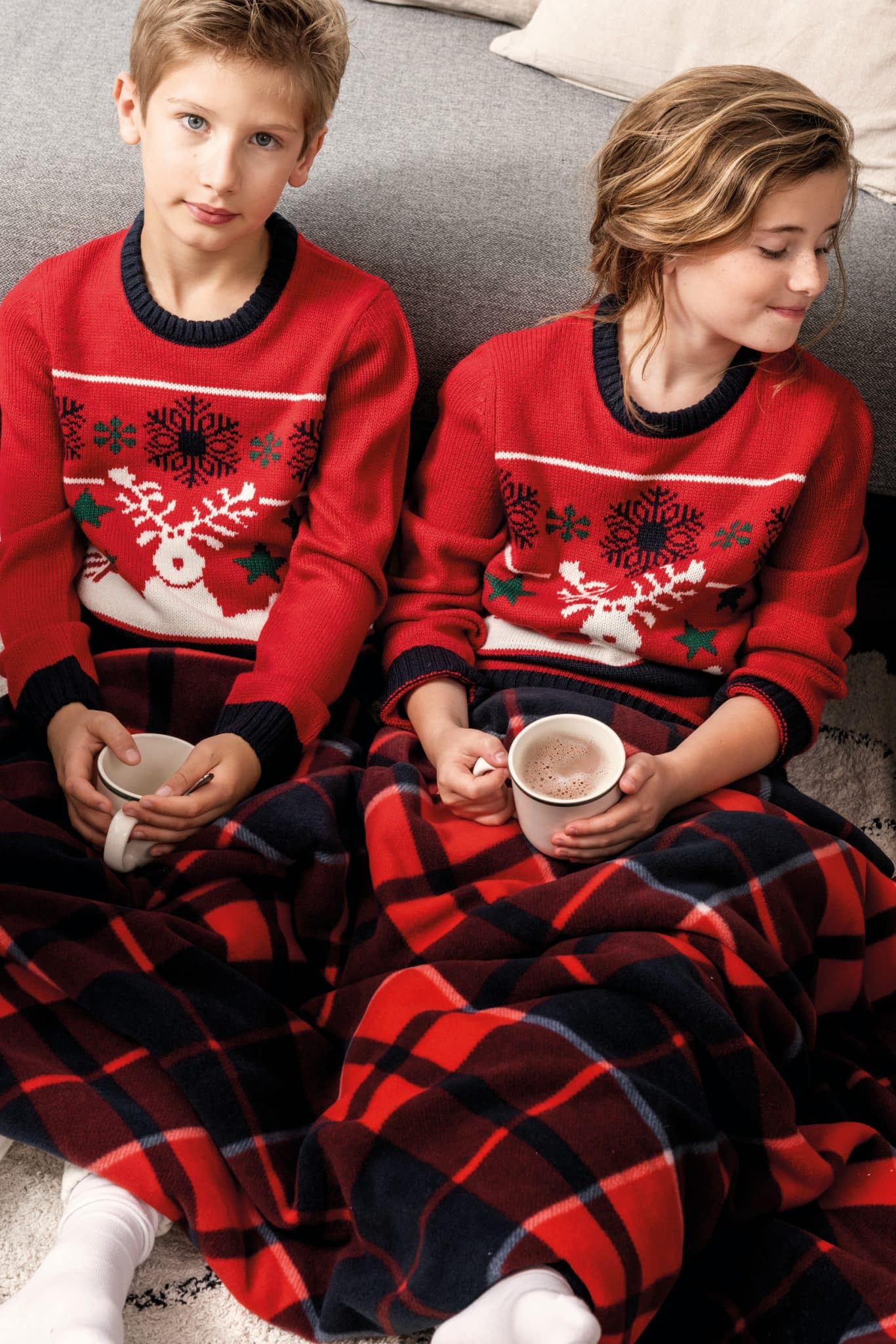 Miniature 8 pour Pullover col rond de Noël enfant