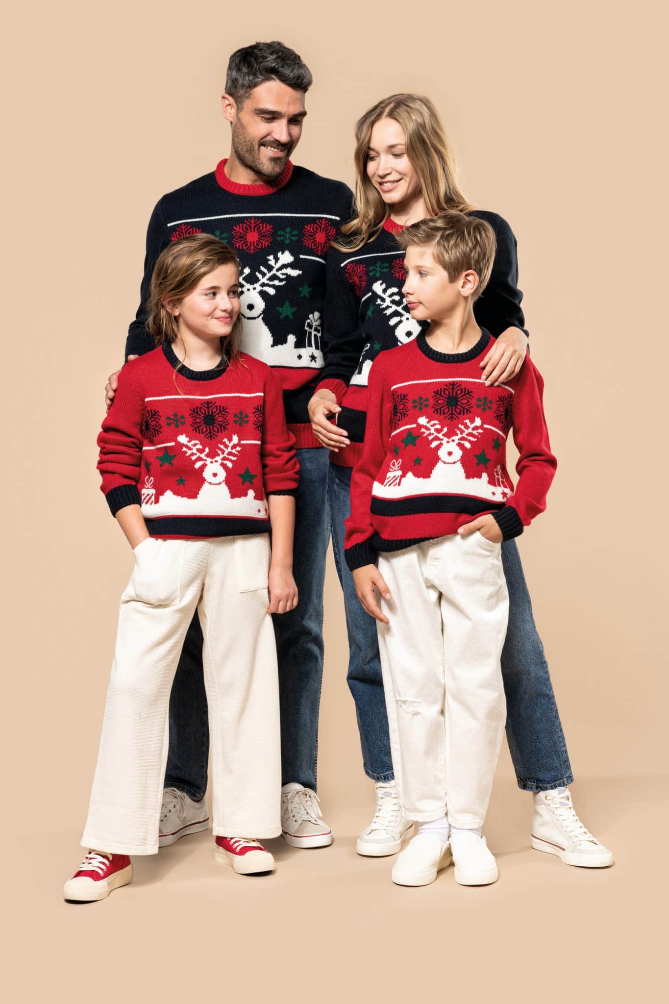 Miniature 9 pour Pullover col rond de Noël enfant