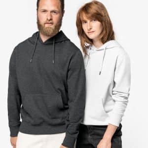 Visuel Sweat-shirt écoresponsable à capuche recyclé unisexe