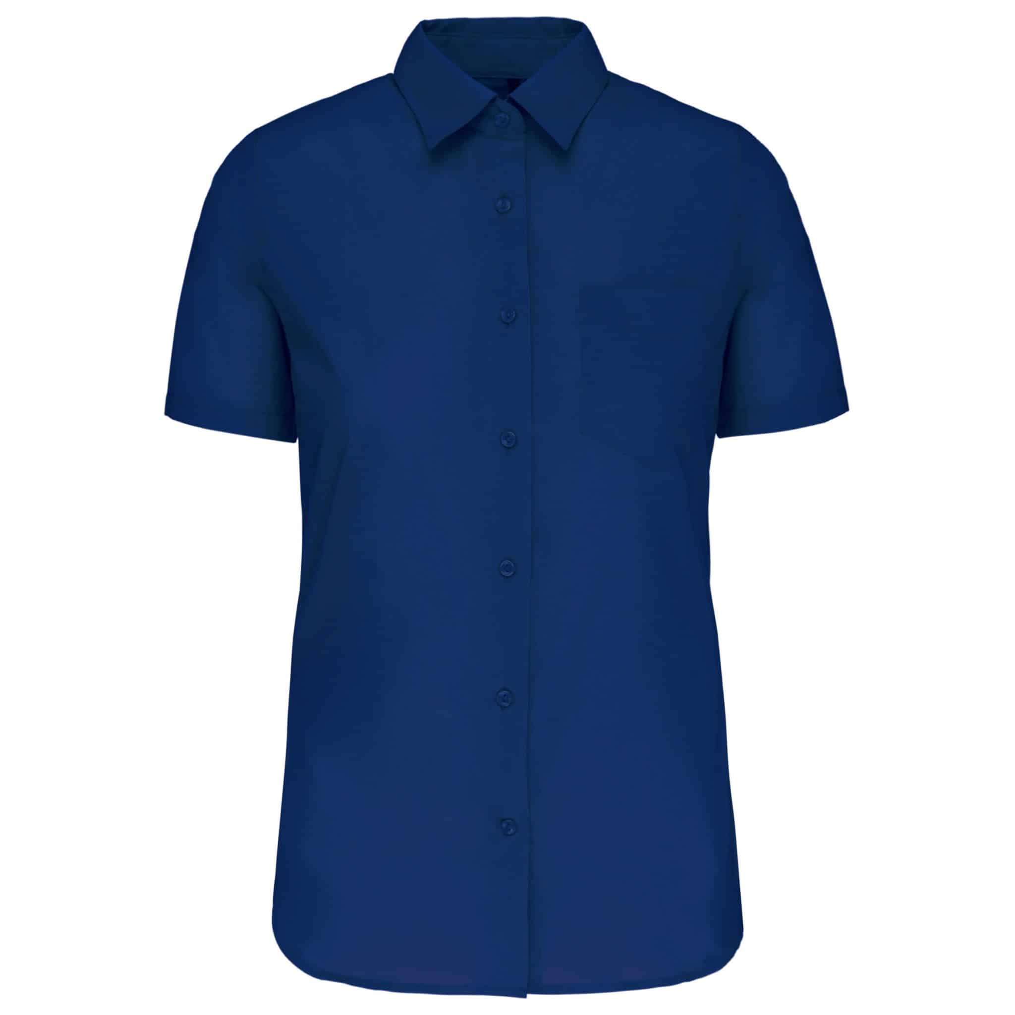 Miniature 34 pour Chemise popeline polycoton manches courtes entretien facile femme