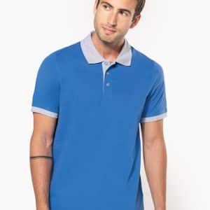 Visuel Polo piqué bicolore homme