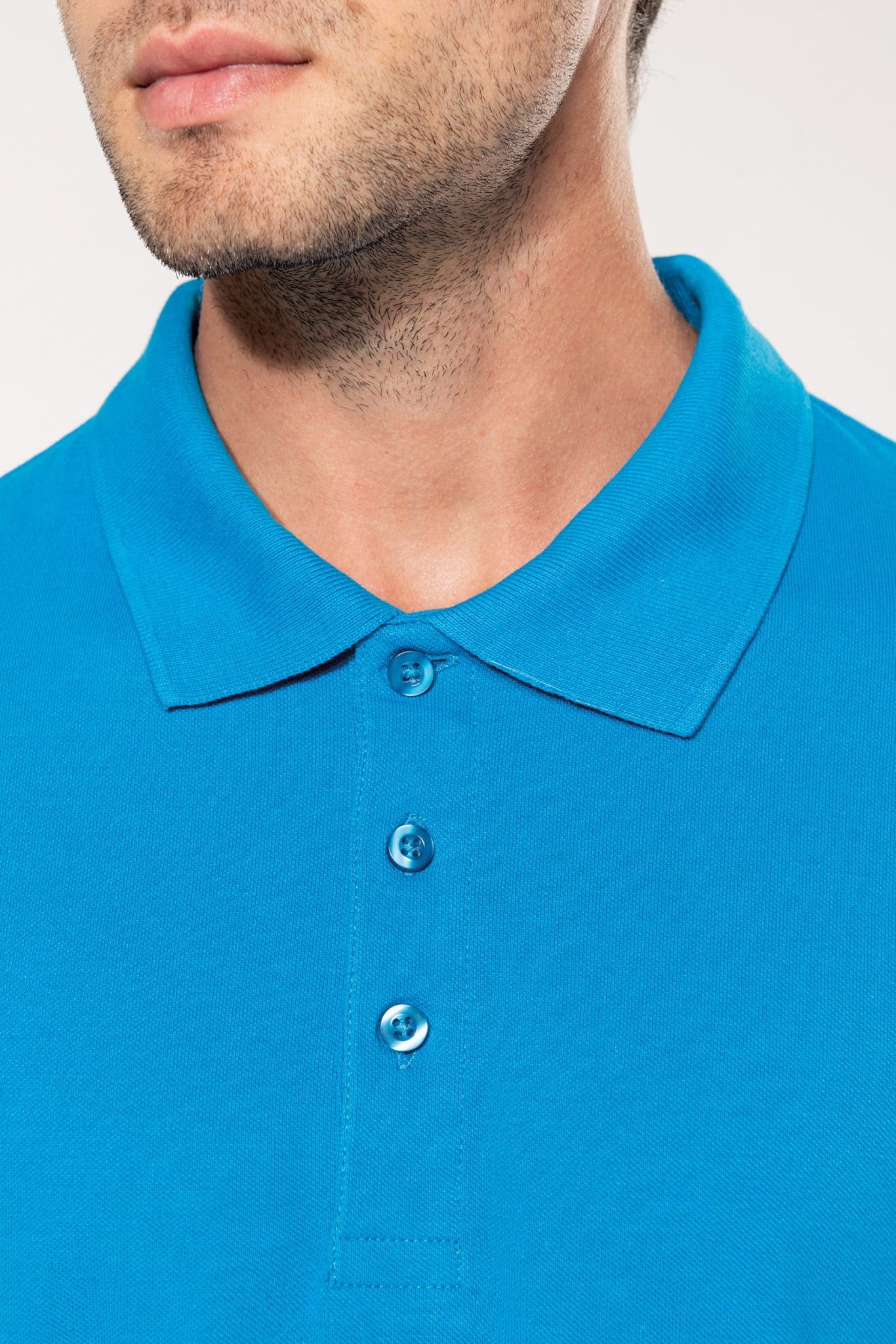 Miniature 6 pour Polo piqué manches longues homme