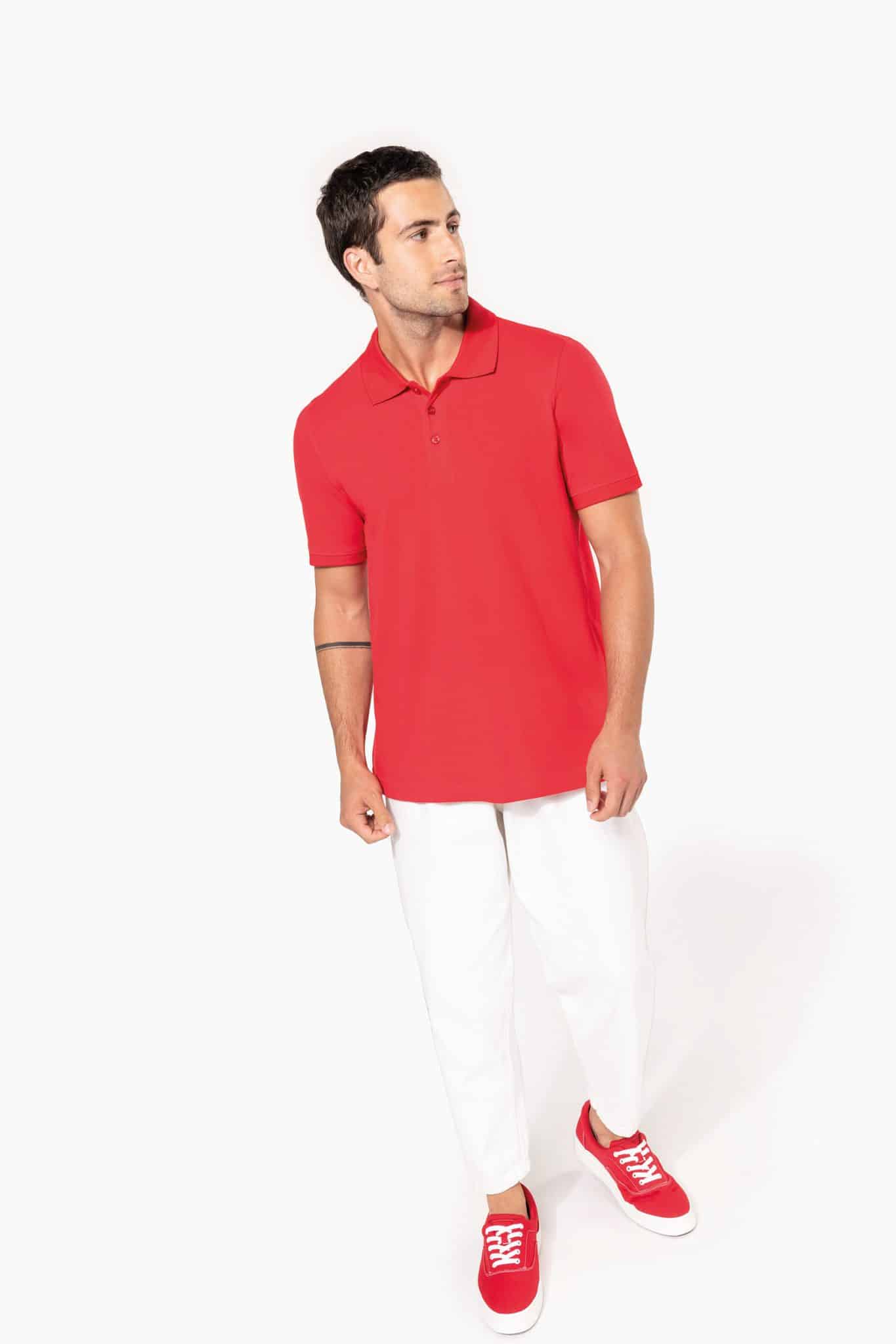 Miniature 3 pour Polo piqué manches courtes homme