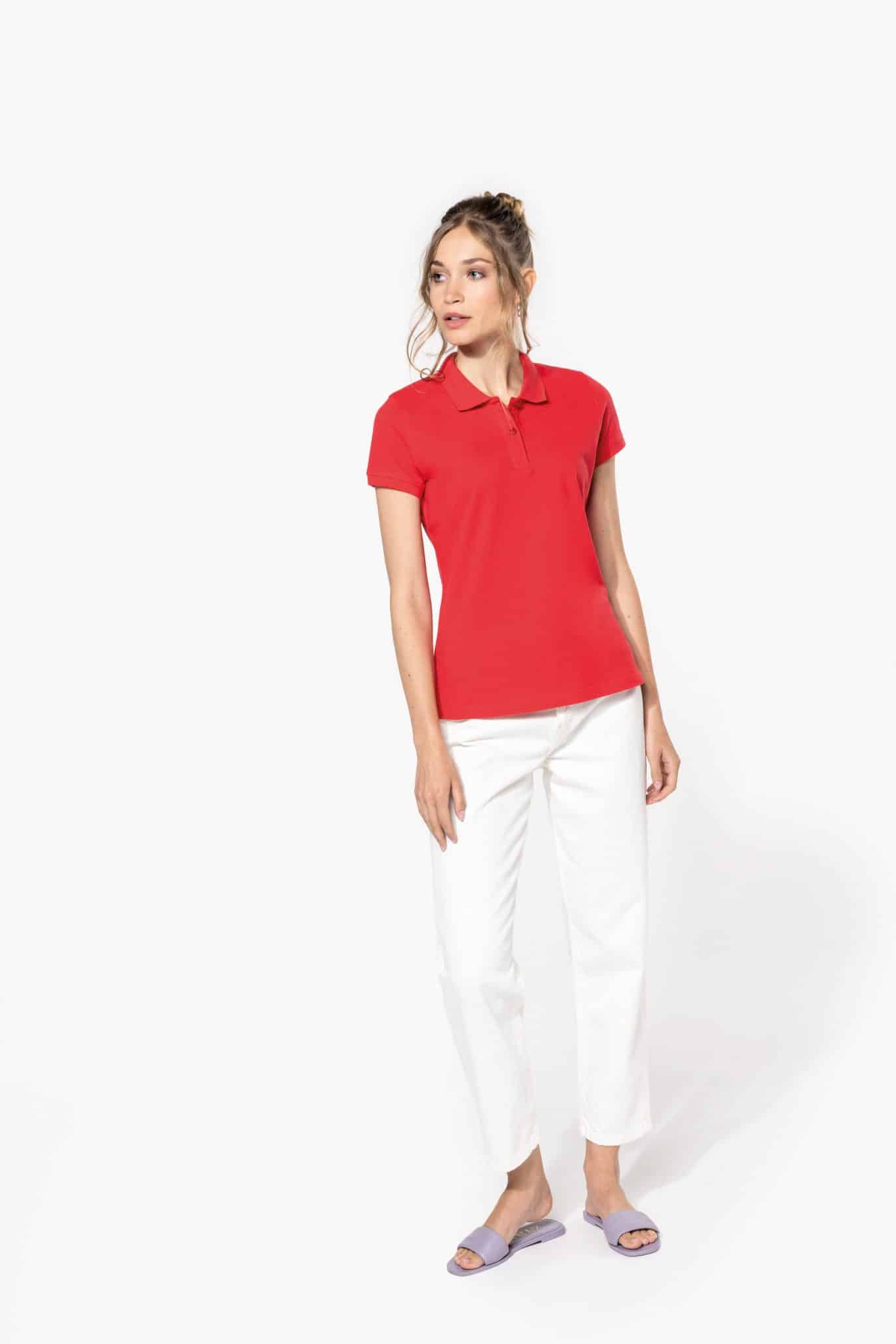 Miniature 3 pour Polo manches courtes femme