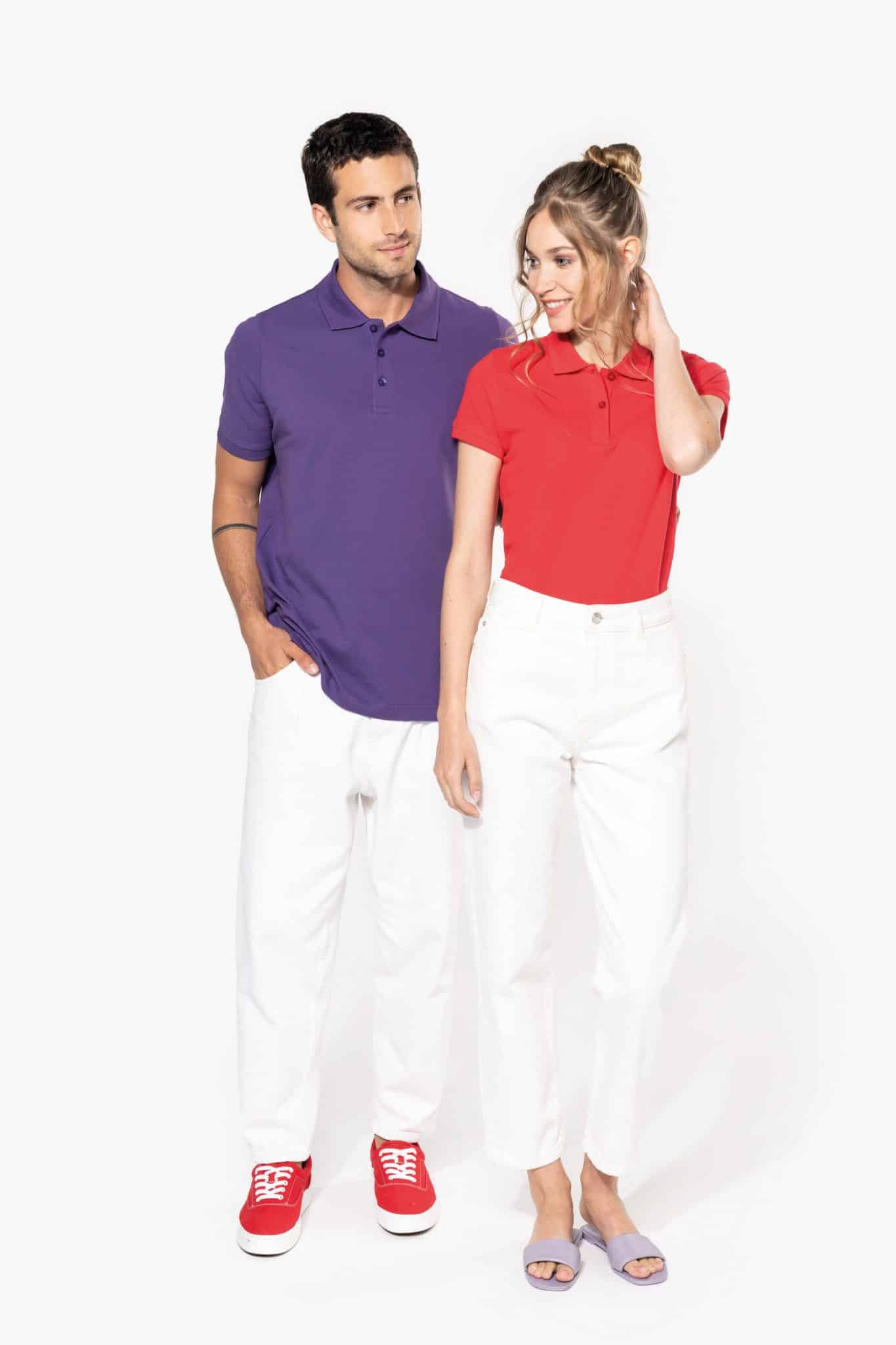 Miniature 5 pour Polo piqué manches courtes homme