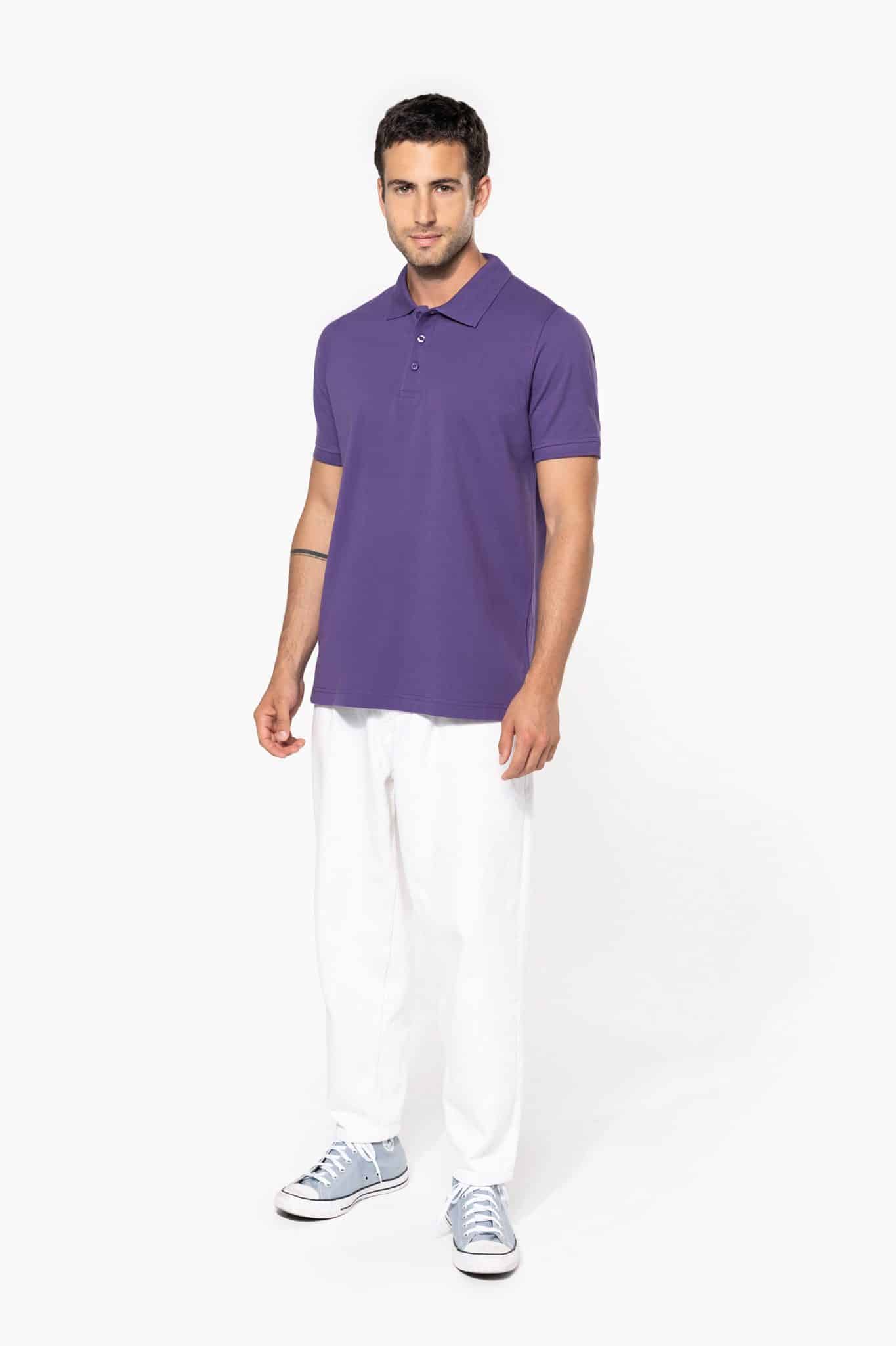 Miniature 3 pour Polo piqué manches courtes homme