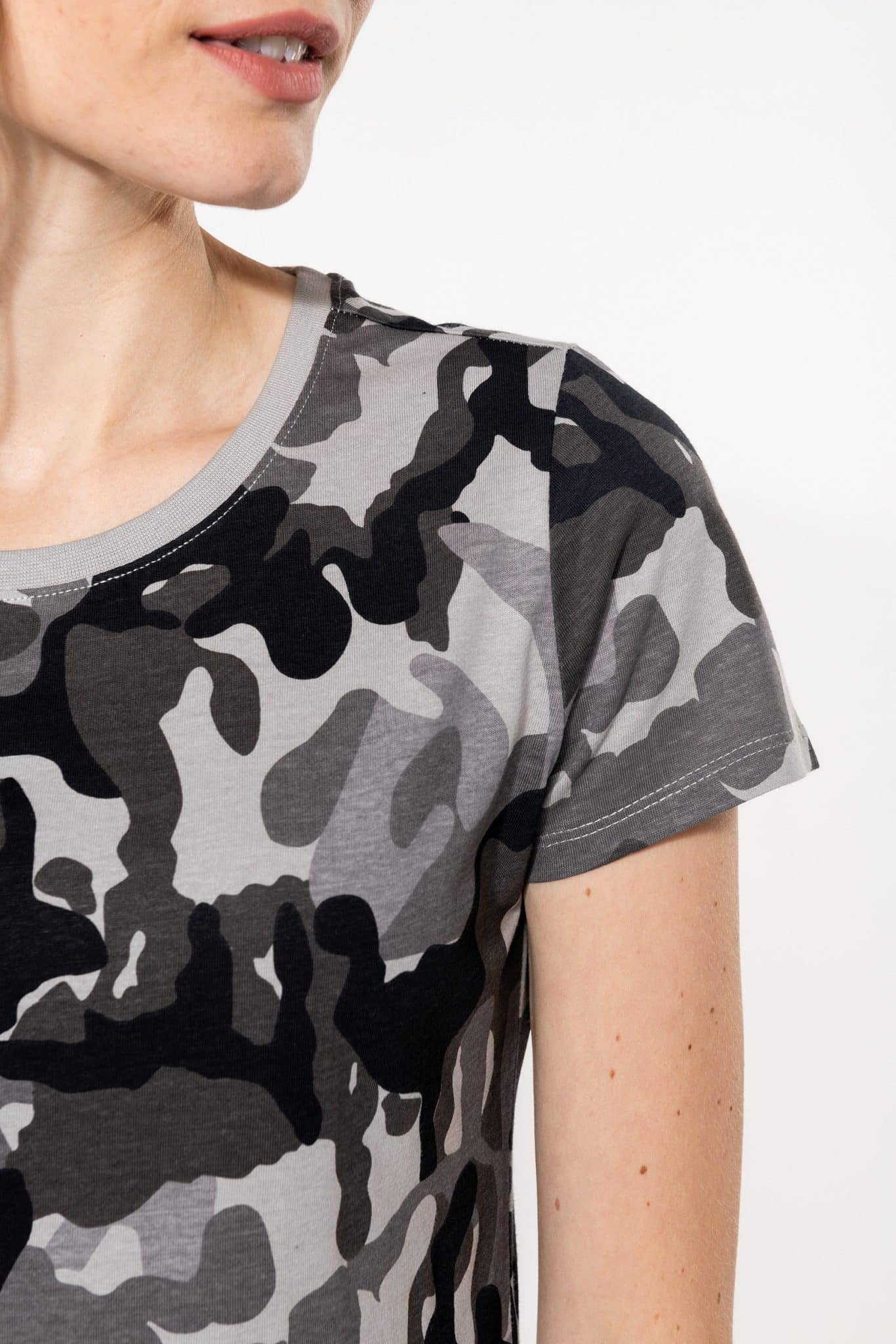 Miniature 6 pour T-shirt camo manches courtes femme