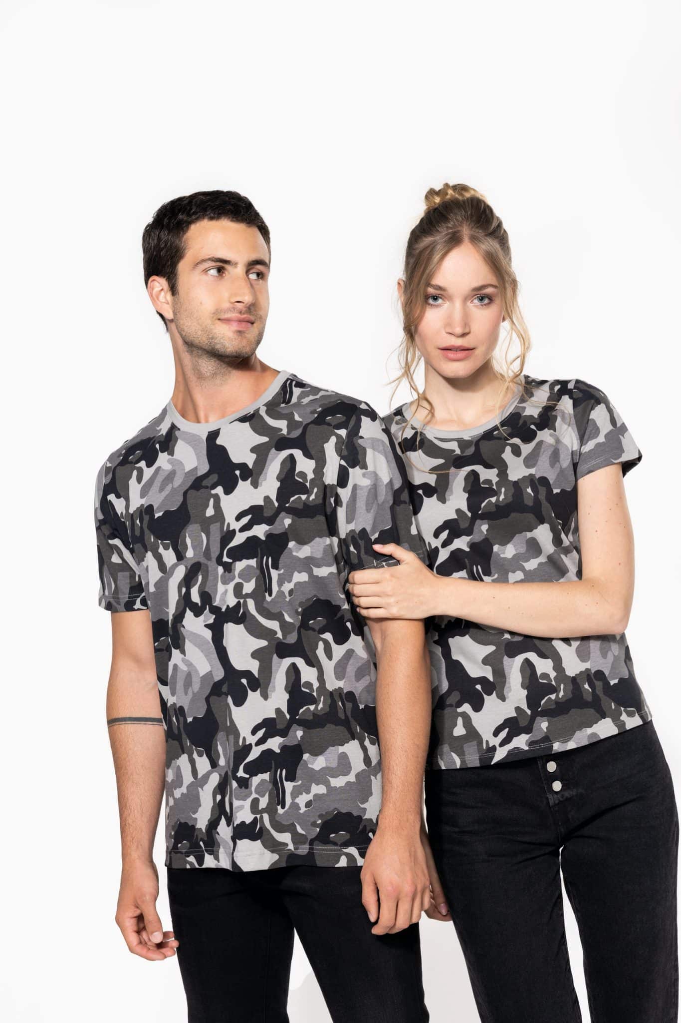Miniature 4 pour T-shirt camo manches courtes homme