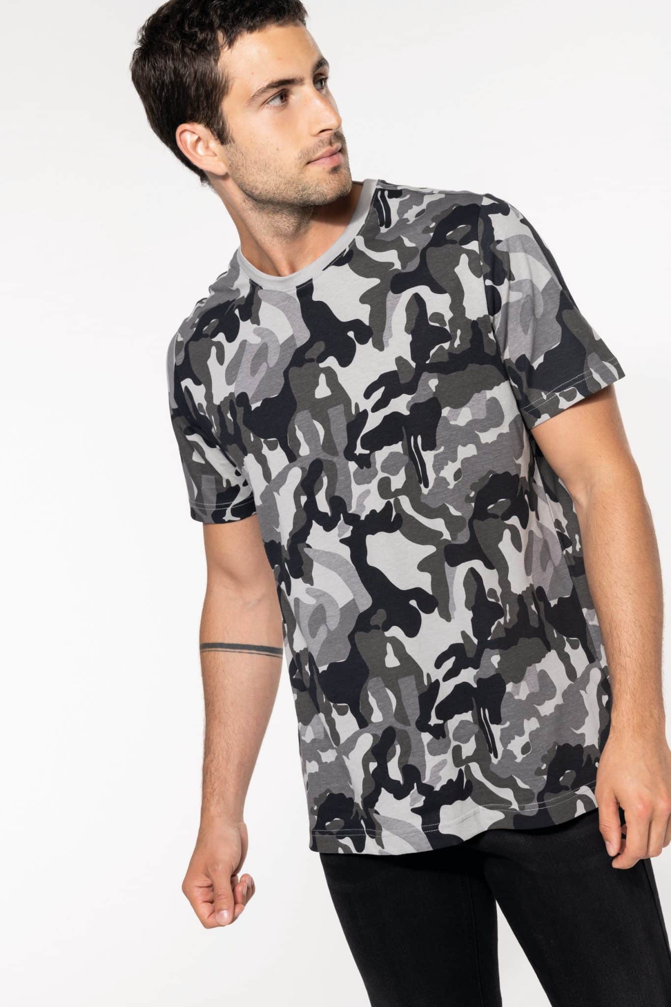 Miniature 1 pour T-shirt camo manches courtes homme