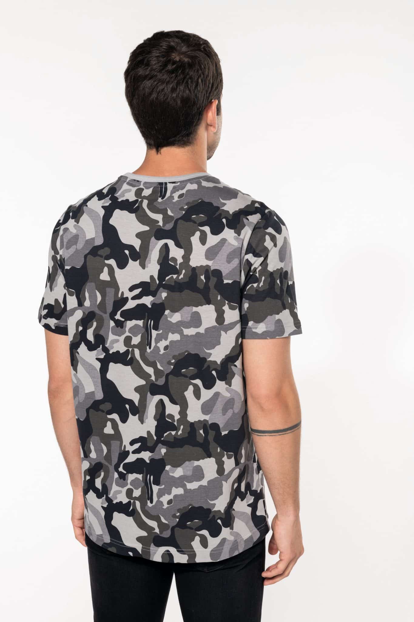 Miniature 2 pour T-shirt camo manches courtes homme