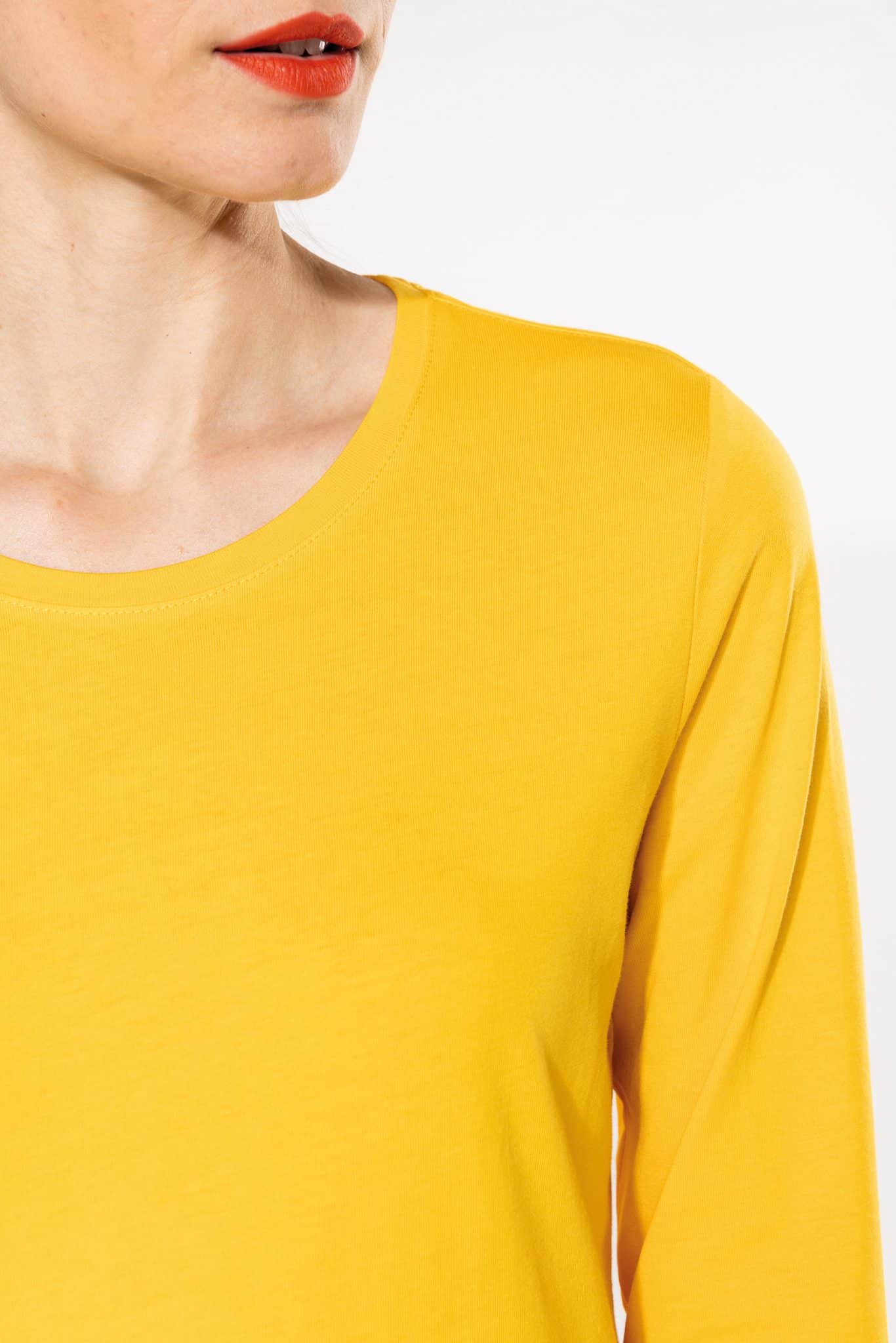 Miniature 7 pour T-shirt col rond manches longues femme