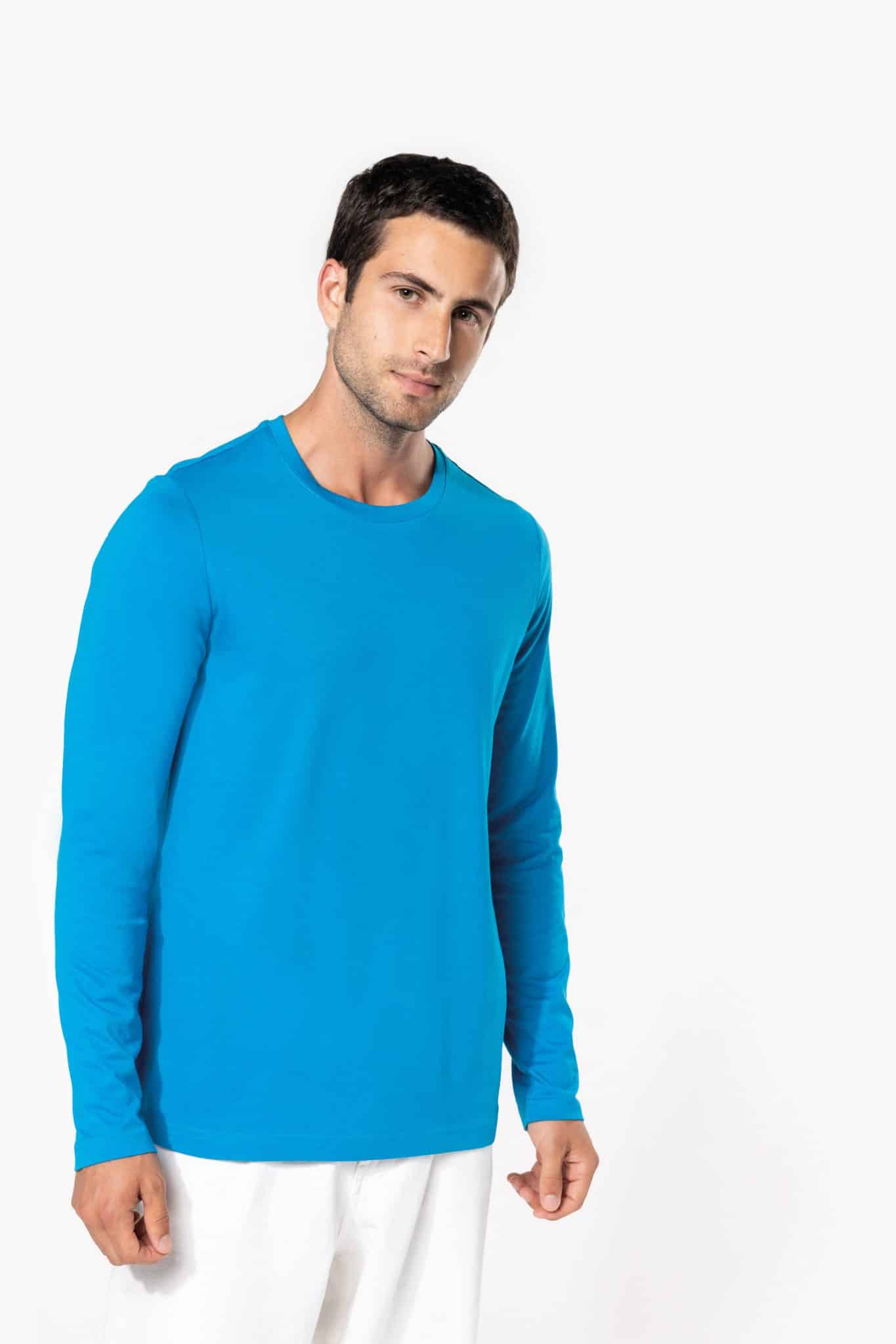 Miniature 1 pour T-shirt col rond manches longues homme