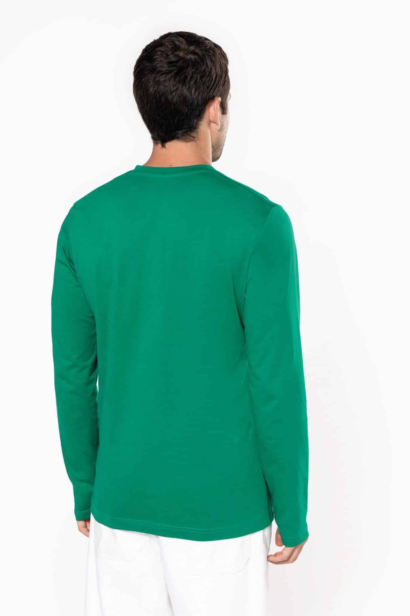 Miniature 2 pour T-shirt col V manches longues
