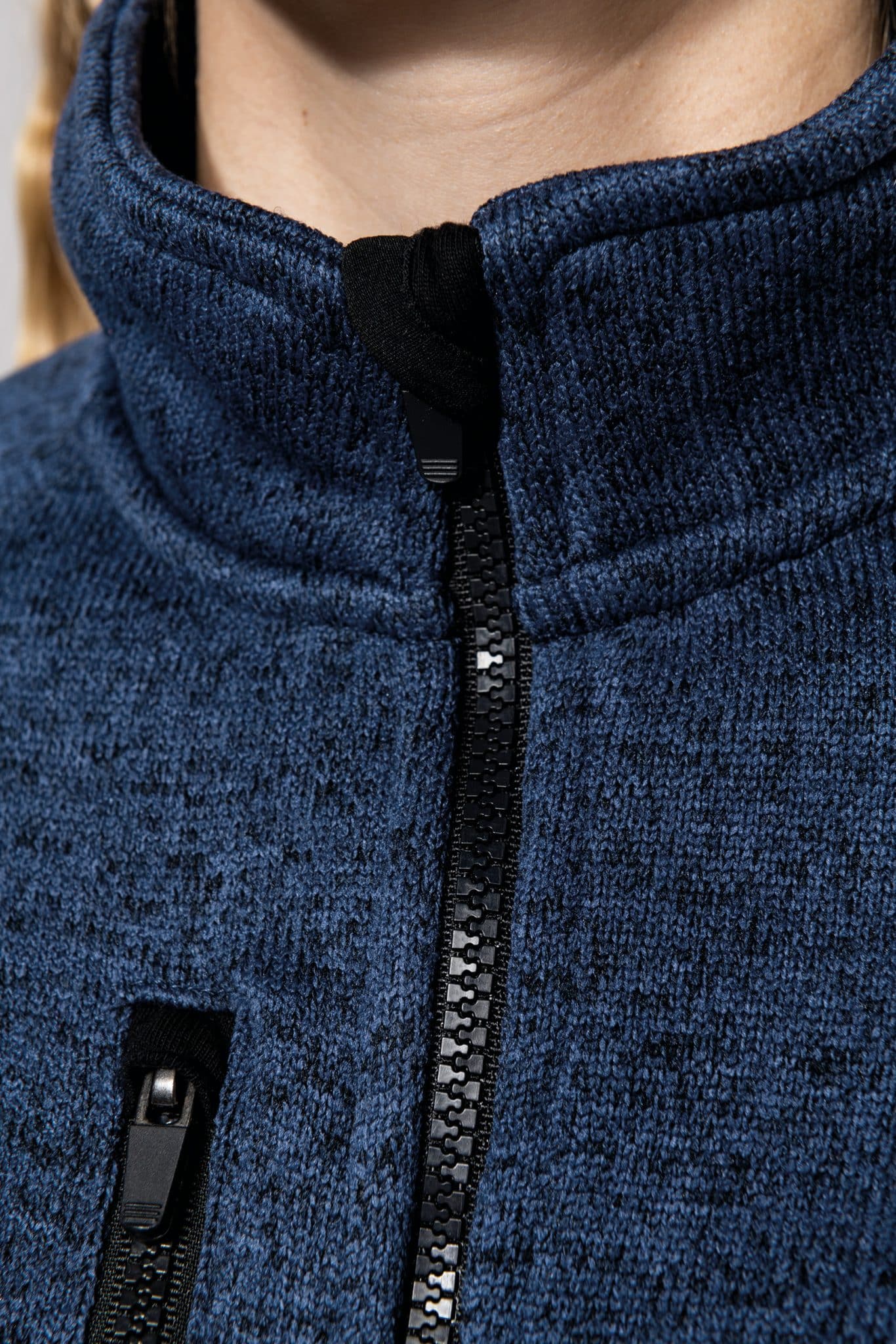 Miniature 9 pour Veste zippée chinée femme