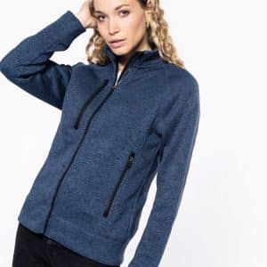 Visuel Veste zippée chinée femme