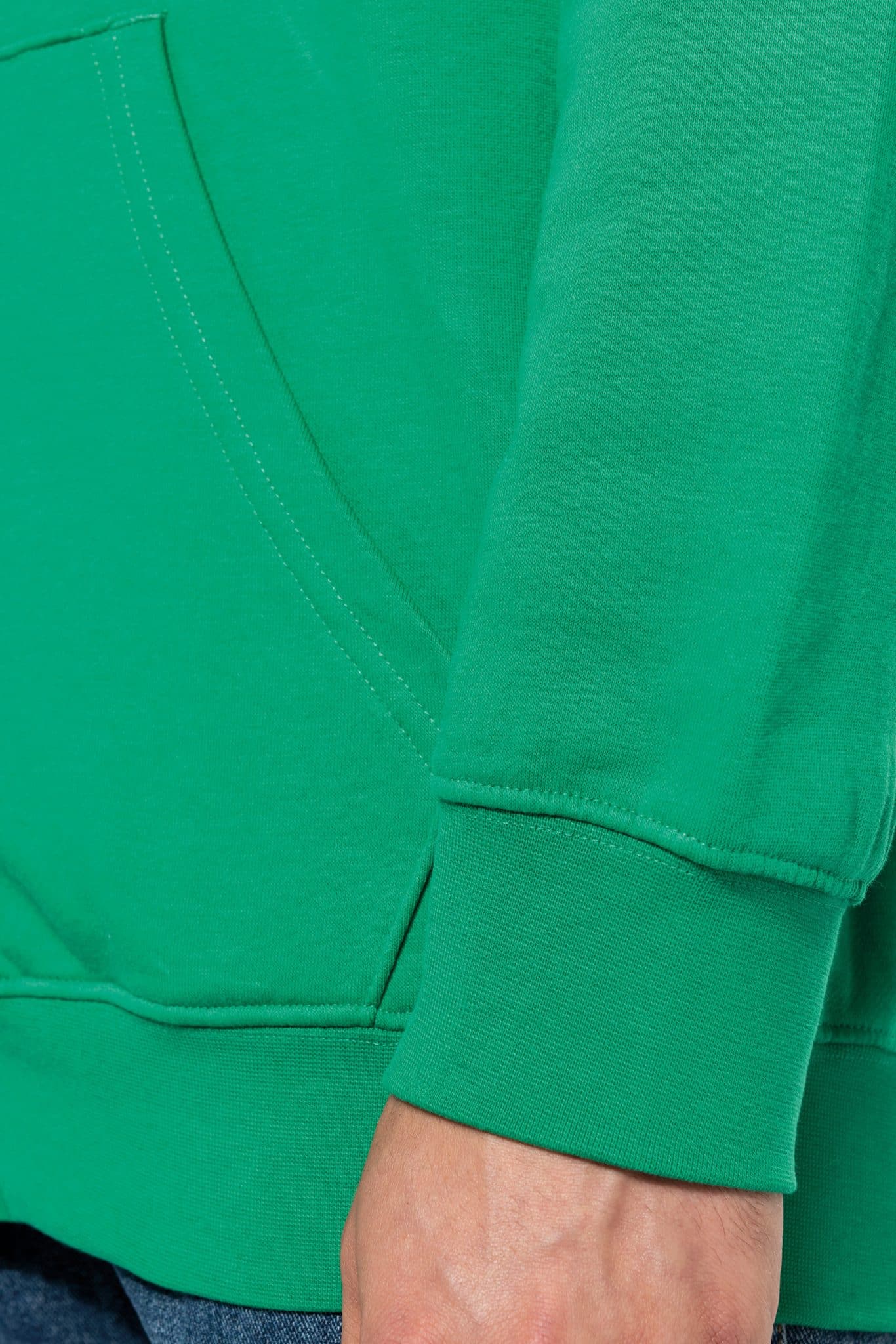 Miniature 8 pour Sweat-shirt zippé capuche contrastée