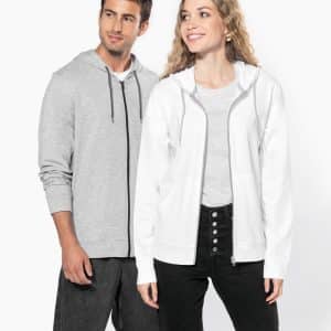 Visuel Veste coton légère à capuche
