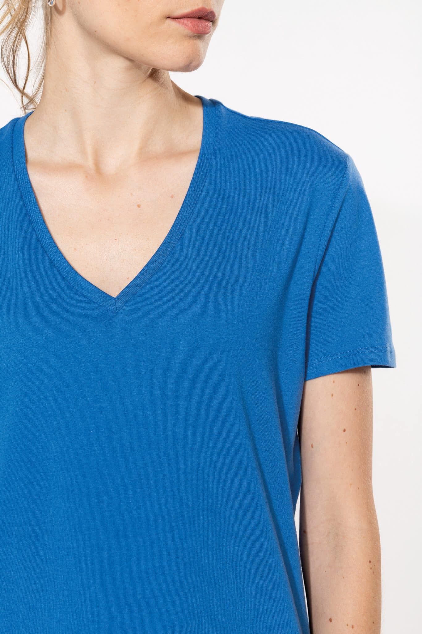 Miniature 6 pour T-shirt BIO150 IC col V femme
