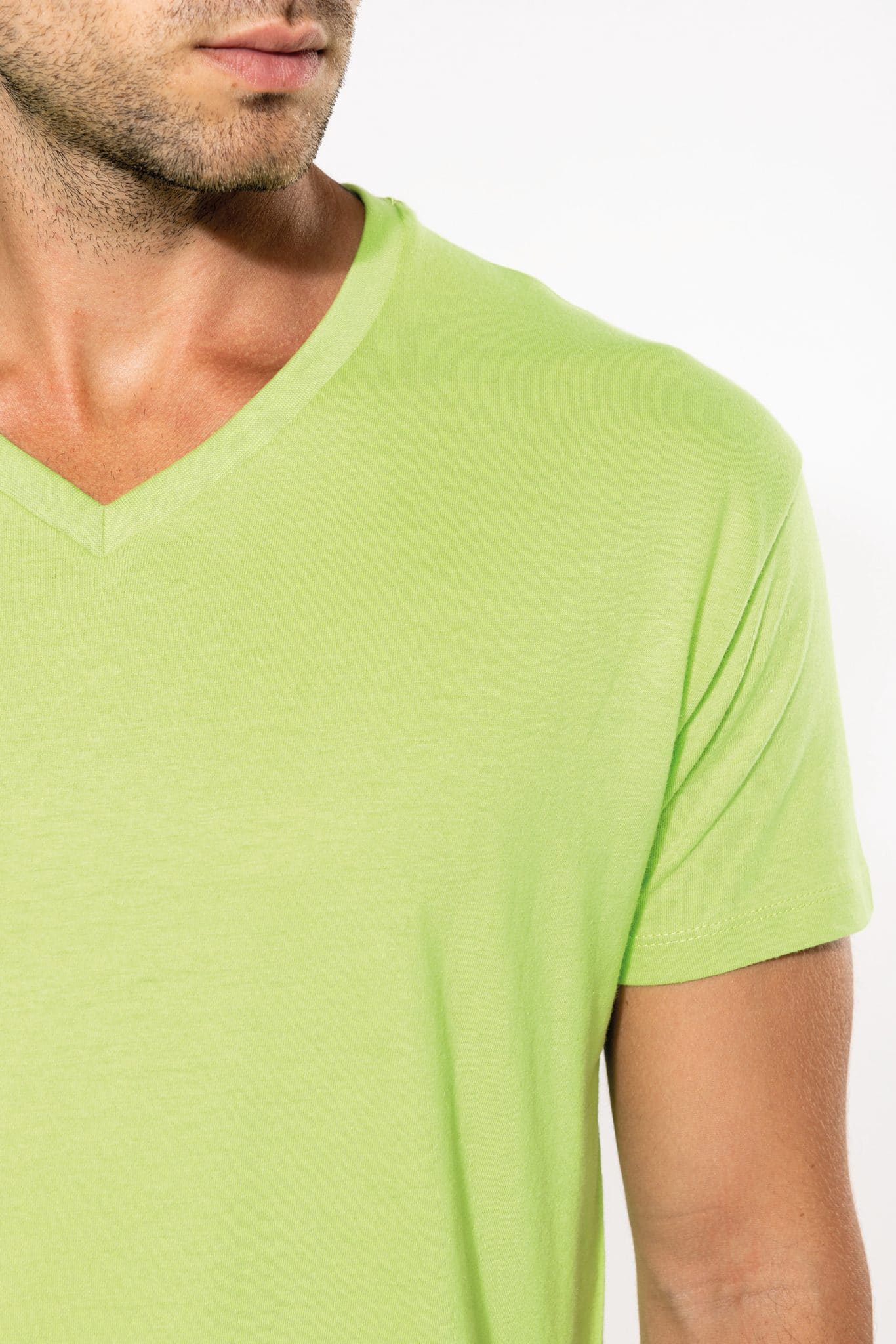 Miniature 6 pour T-shirt Bio150 IC col V homme