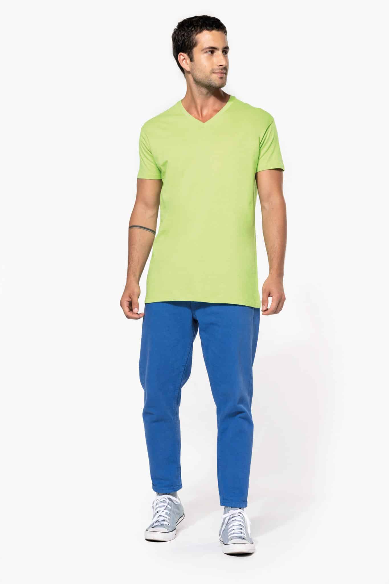 Miniature 3 pour T-shirt Bio150 IC col V homme