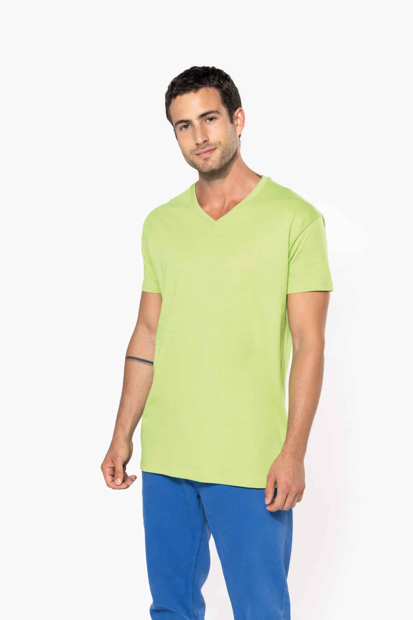 Miniature 1 pour T-shirt Bio150 IC col V homme
