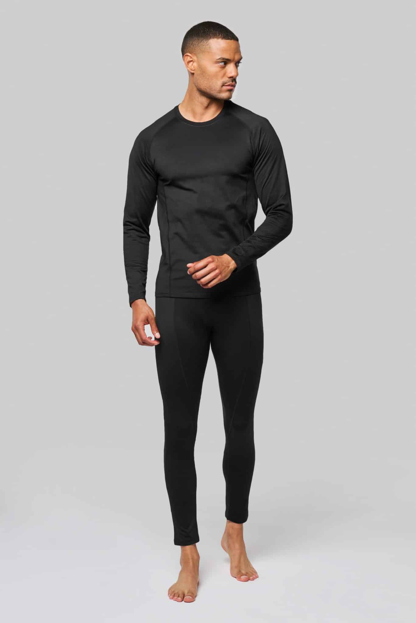 Miniature 21 pour T-shirt double peau sport manches longues unisexe