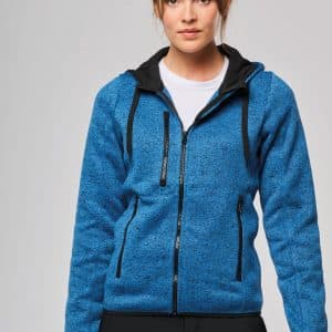 Visuel Veste à capuche chinée femme