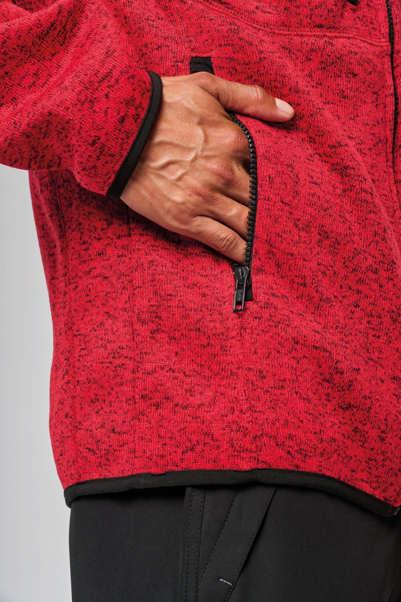 Miniature 7 pour Veste à capuche chinée homme