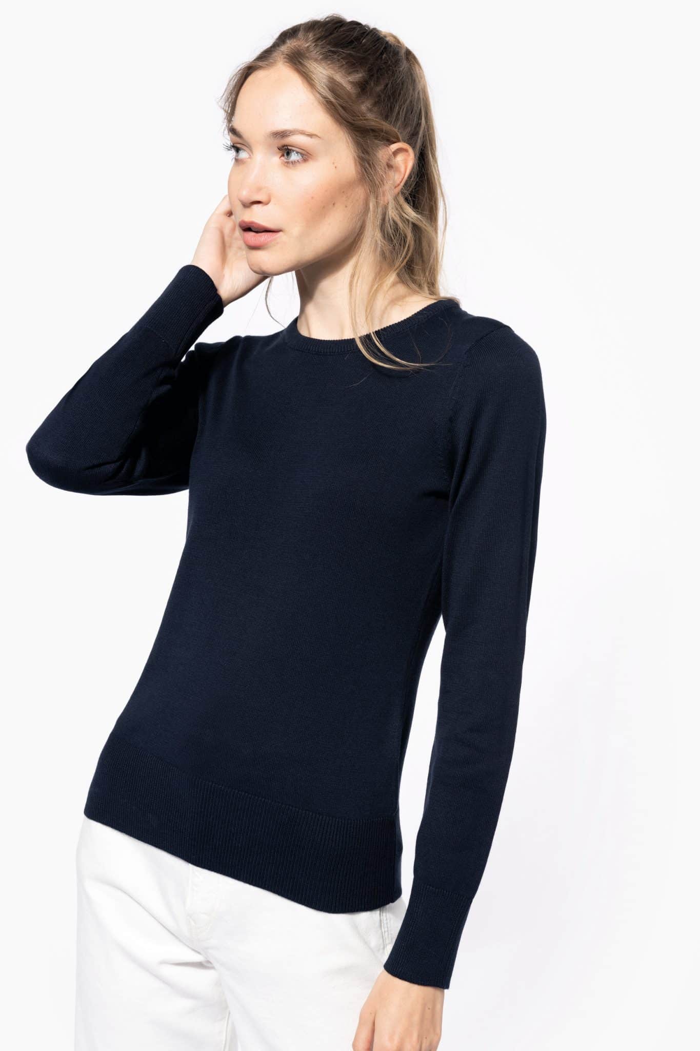 Miniature 1 pour Pull col rond femme