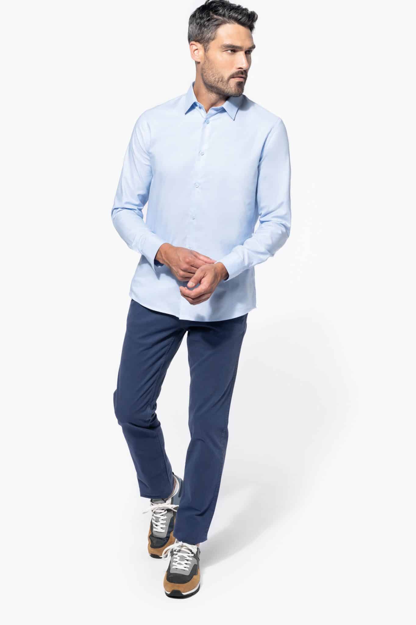 Miniature 6 pour Chemise oxford manches longues homme