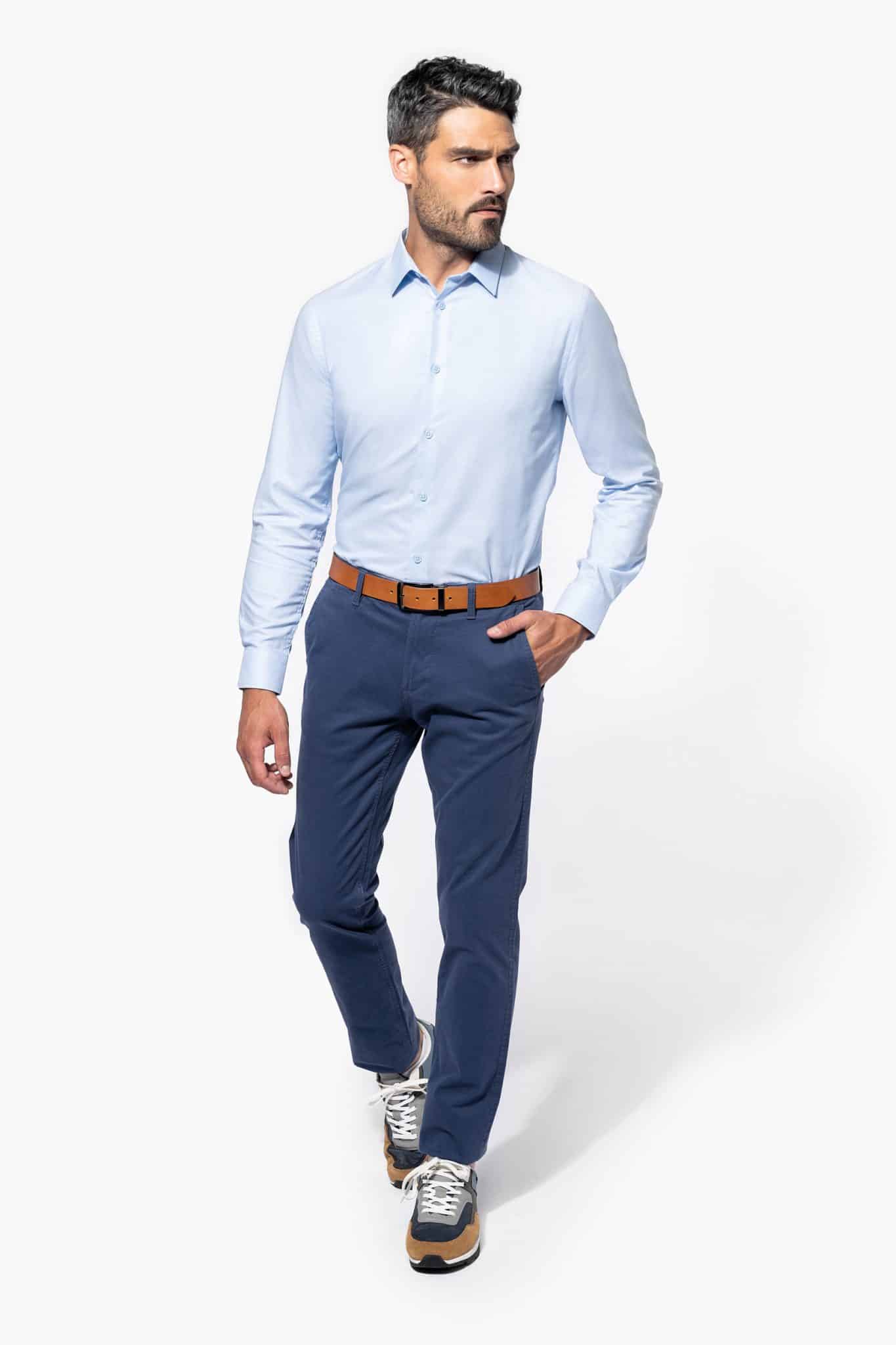 Miniature 3 pour Chemise oxford manches longues homme