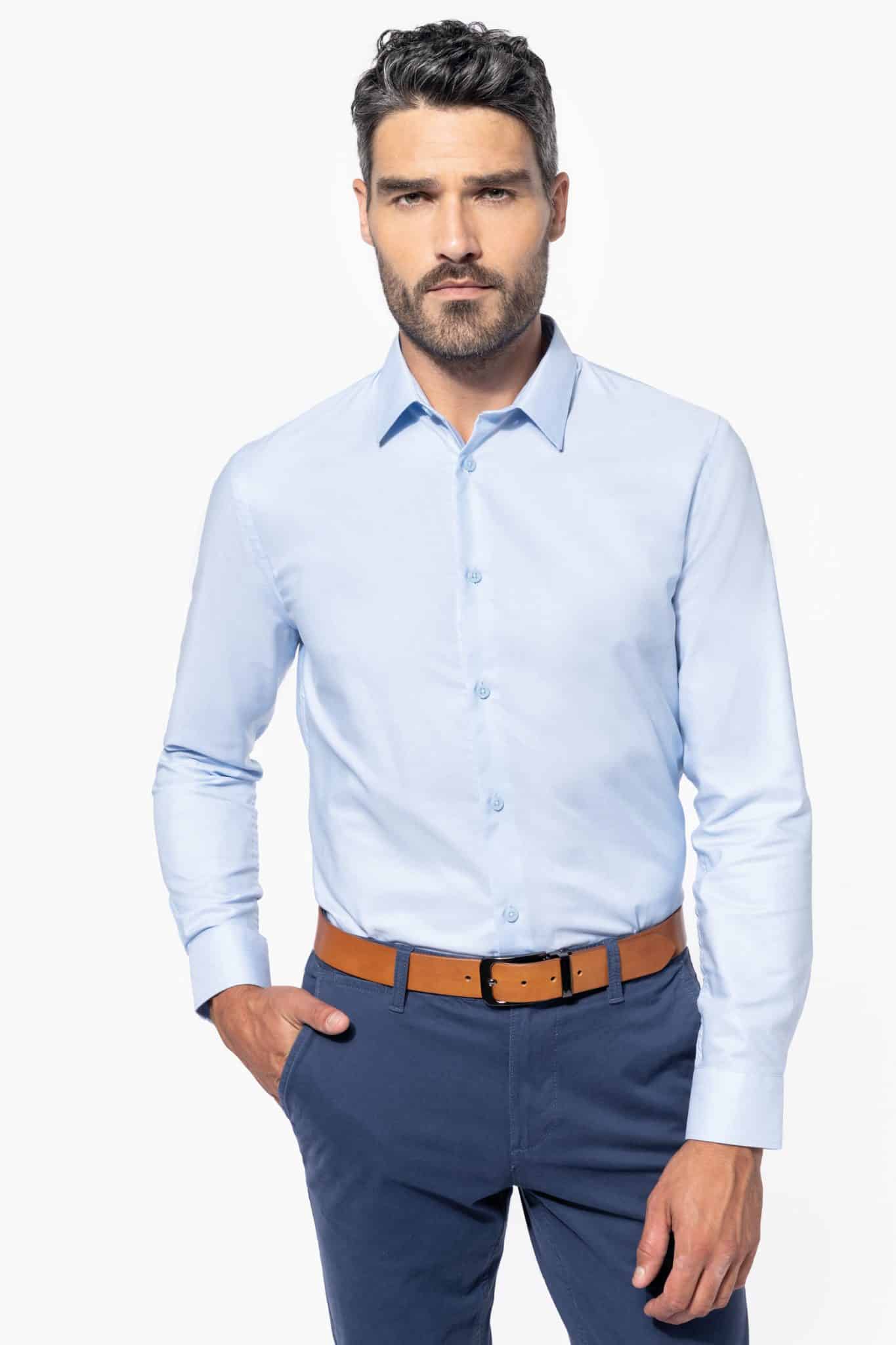 Miniature 1 pour Chemise oxford manches longues homme
