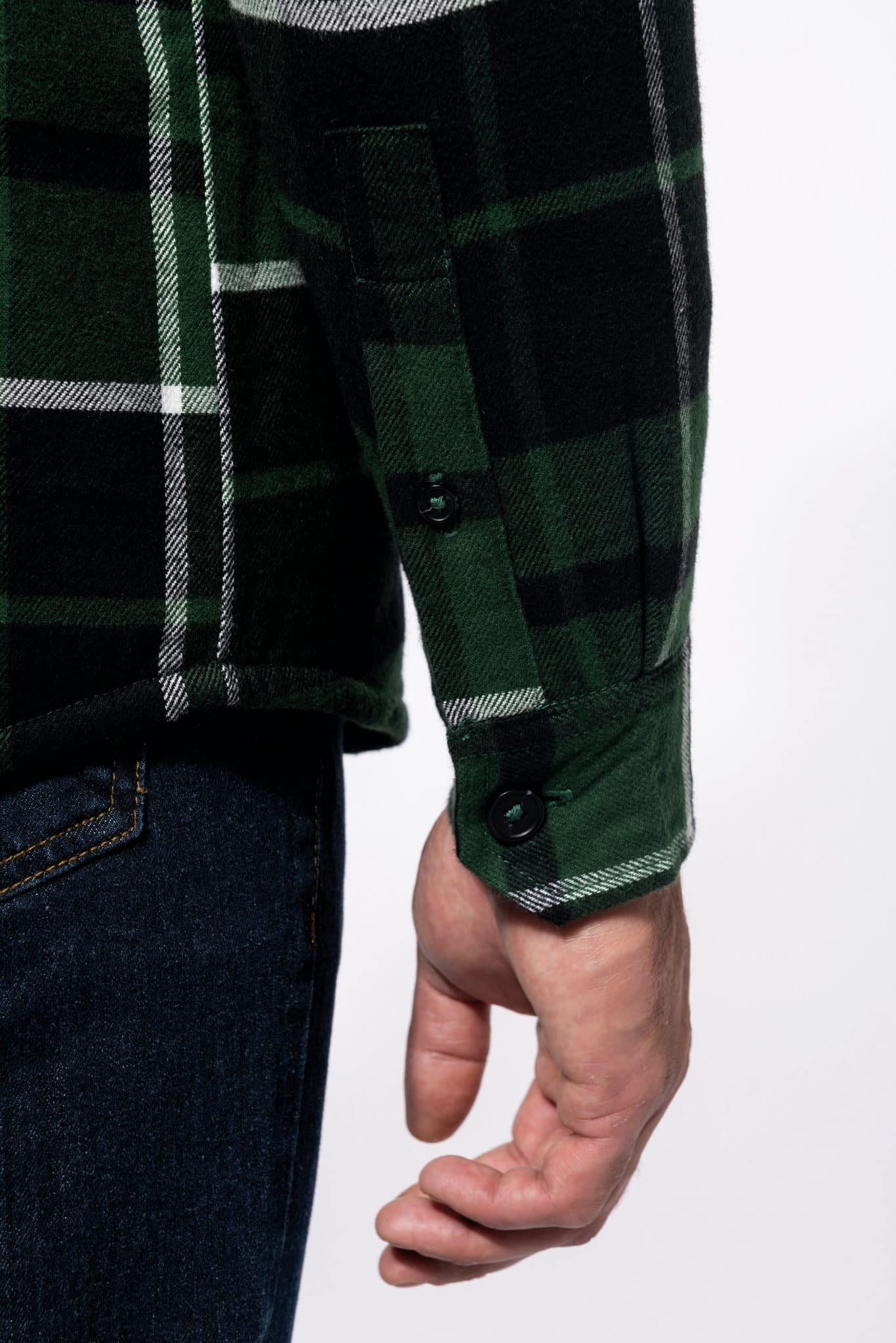 Miniature 6 pour Surchemise à carreaux doublée sherpa homme
