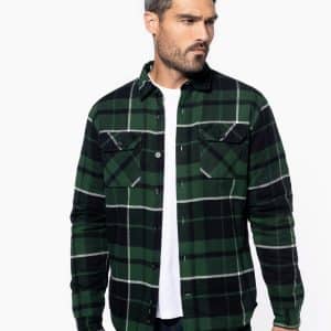Visuel Surchemise à carreaux doublée sherpa homme