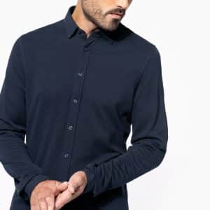 Visuel Chemise maille piquée manches longues