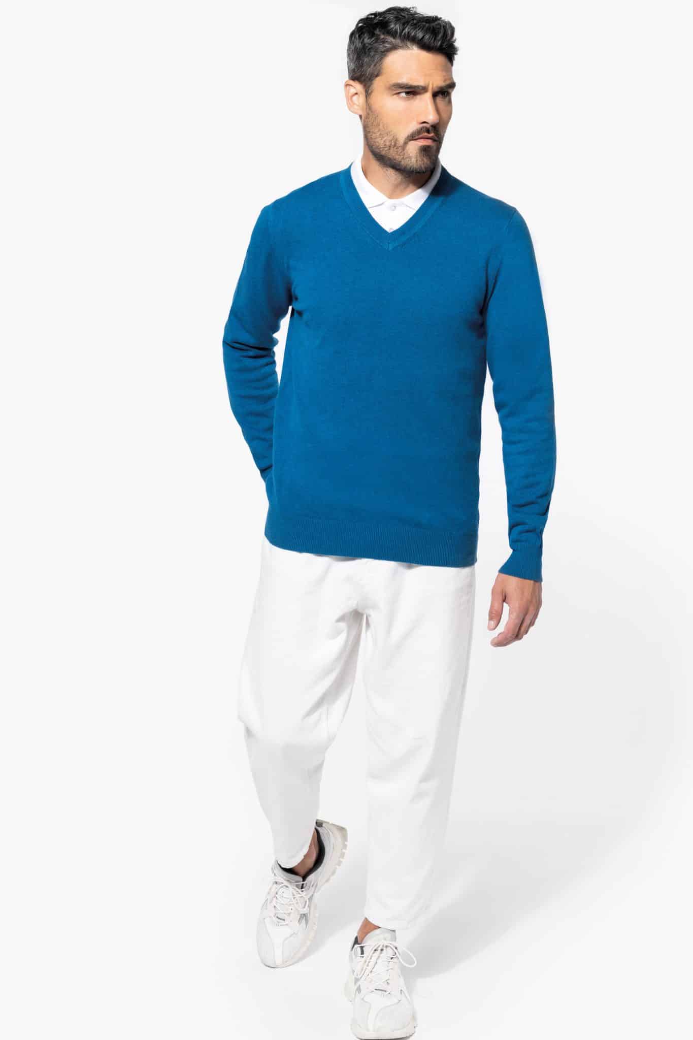 Miniature 4 pour Pullover premium col V